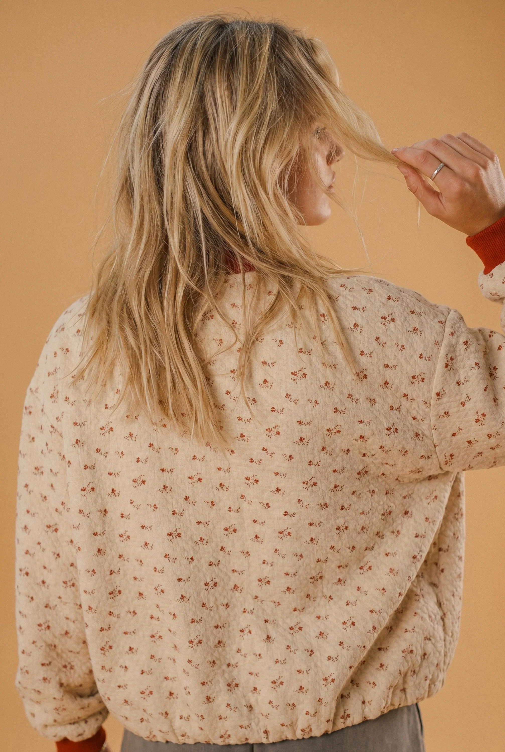 Bomber Jacket Lotta Cream Blossoms - Image 21