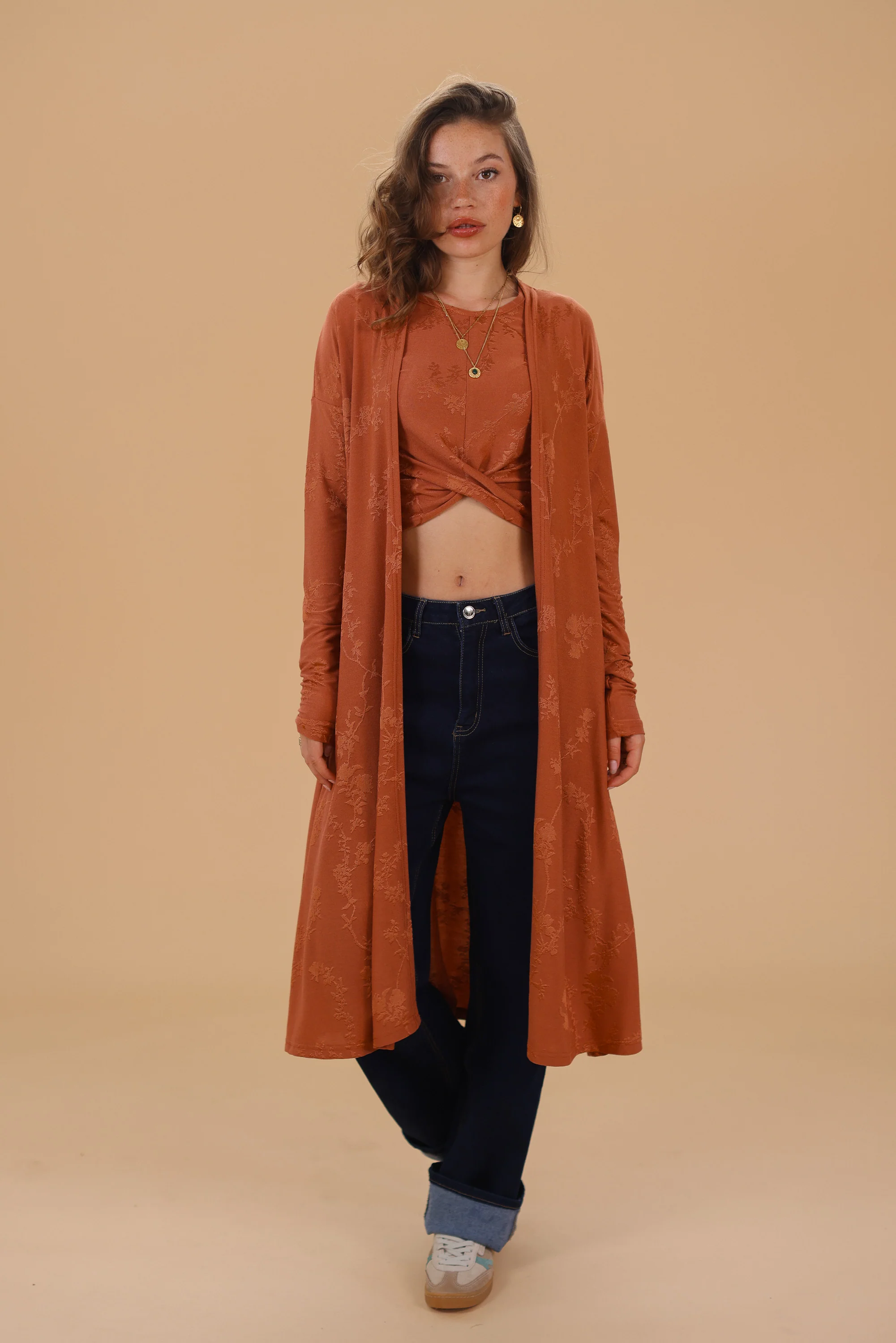 Cardigan Aveline Ginger Flowers - Image 2