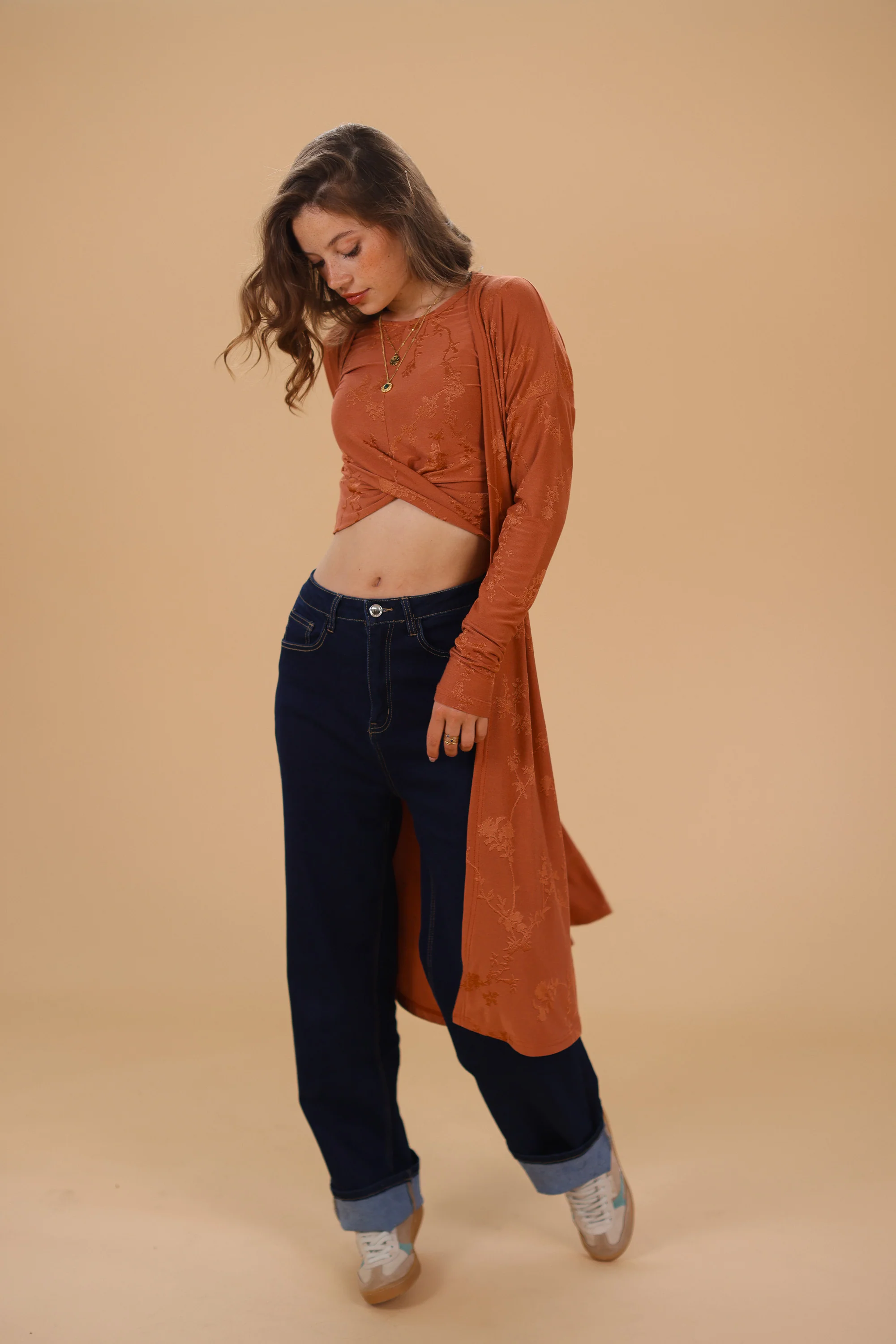 Cardigan Aveline Ginger Flowers - Image 5