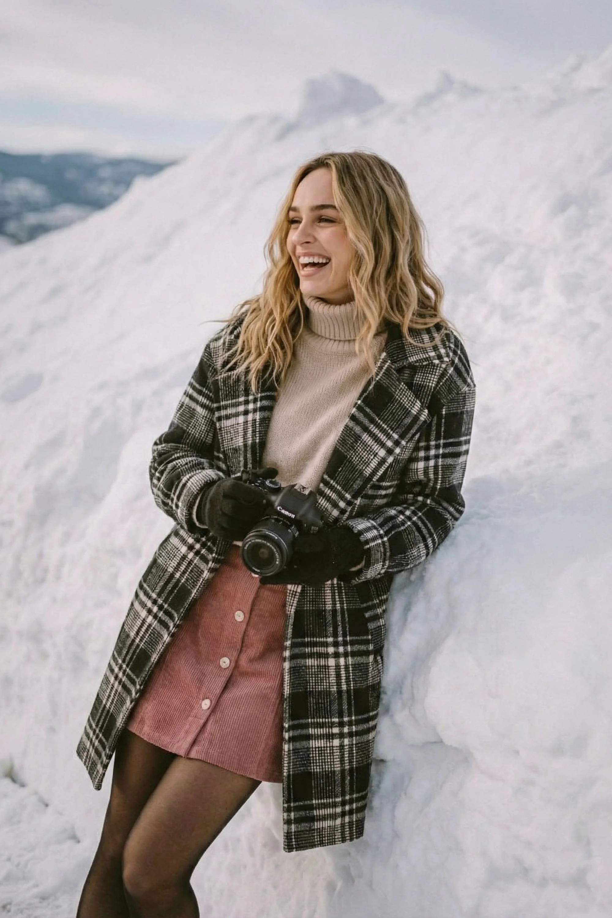 Coat Brinley Black Checkered - Image 5
