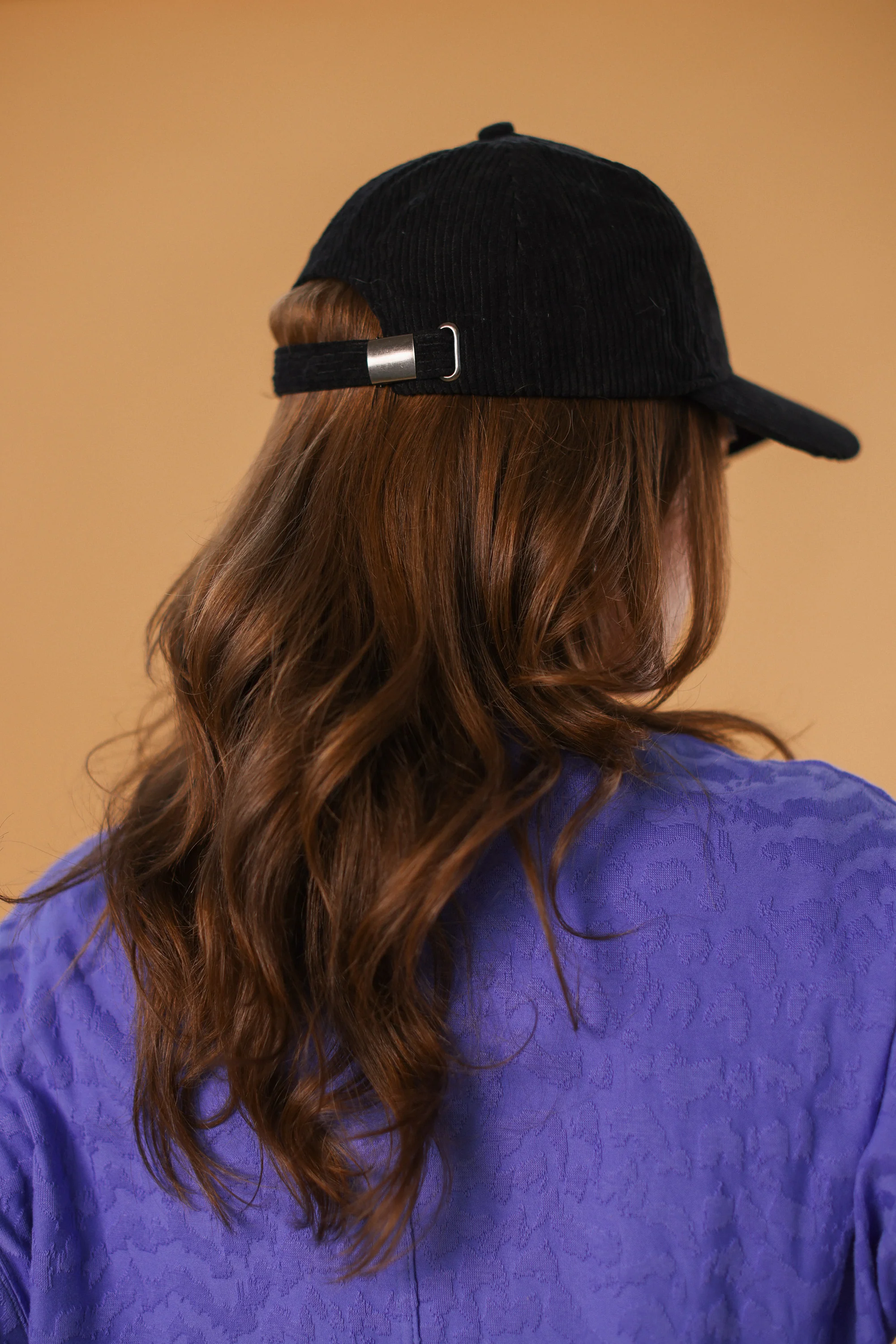 Corduroy Cap Jemima Black - Image 5