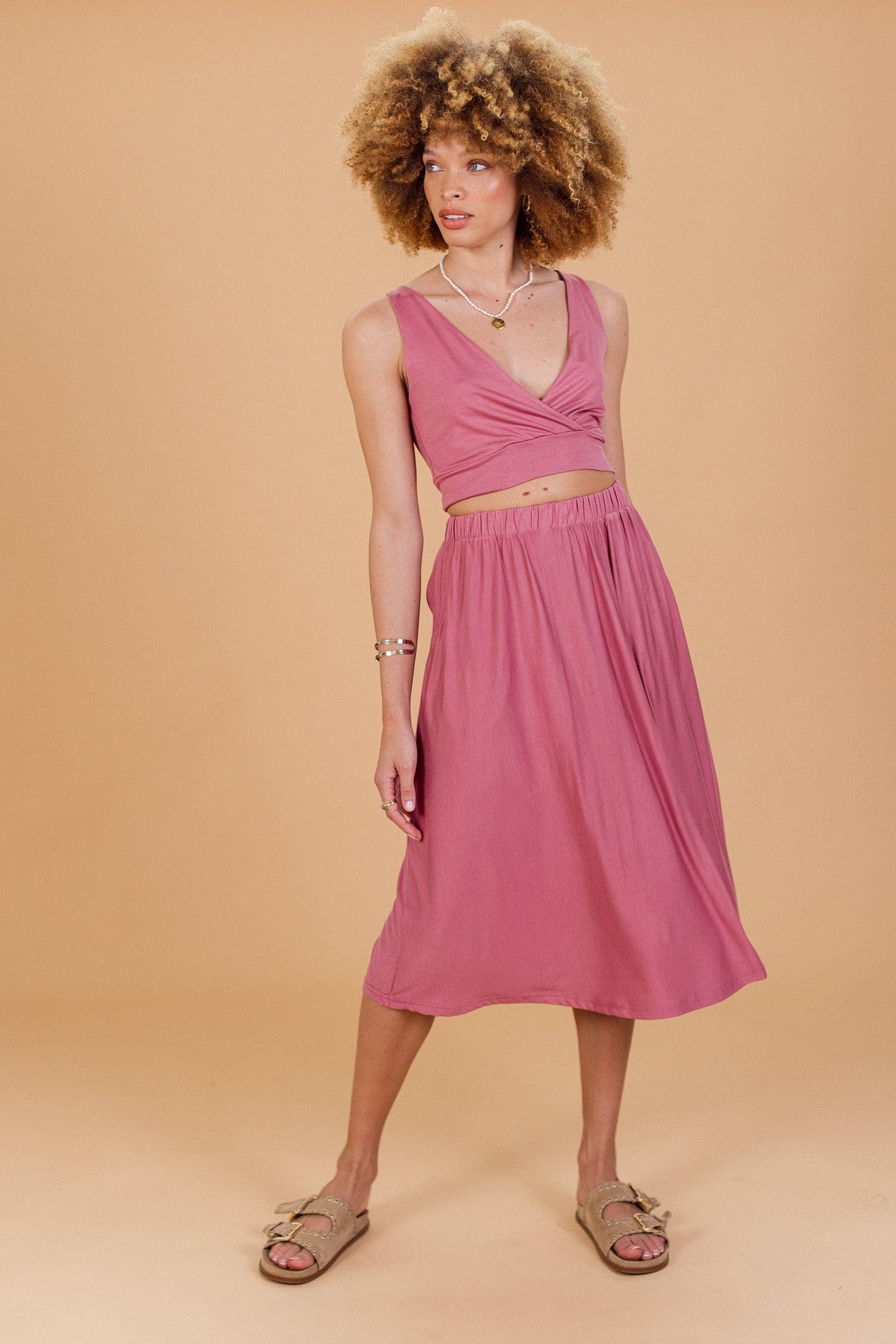 Crop Top Itzel Rouge Pink - Image 3