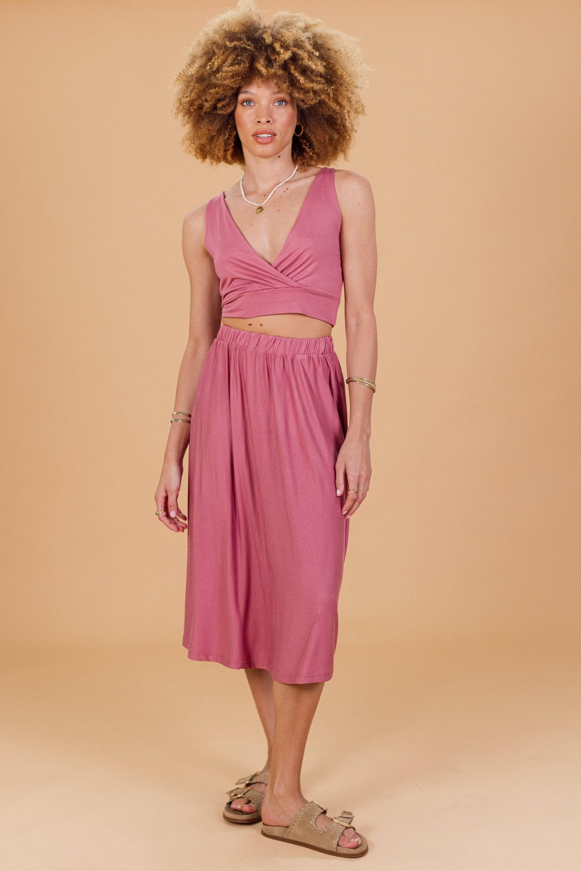 Crop Top Itzel Rouge Pink - Image 4