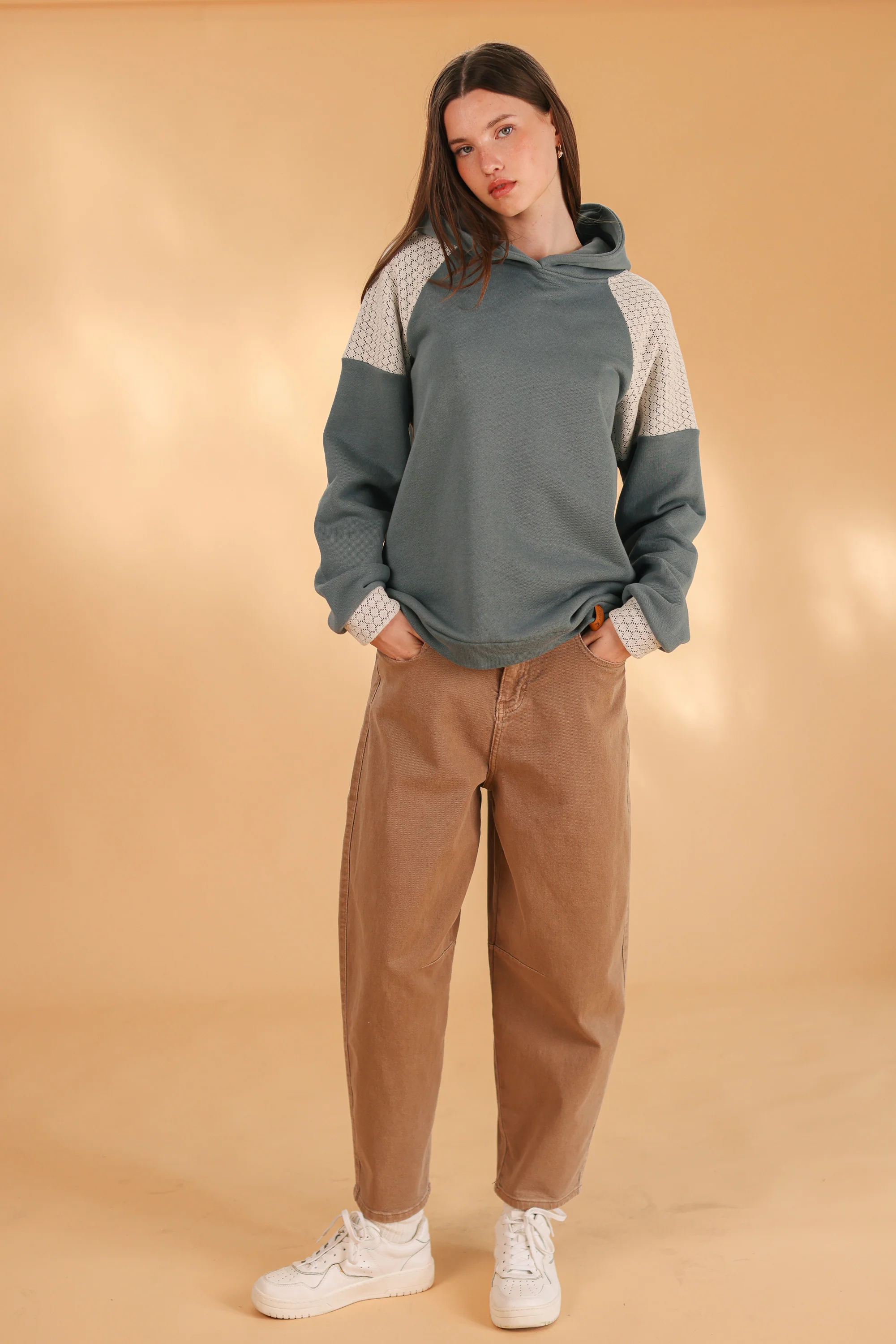 Denim Pants Wanda Camel - Image 10