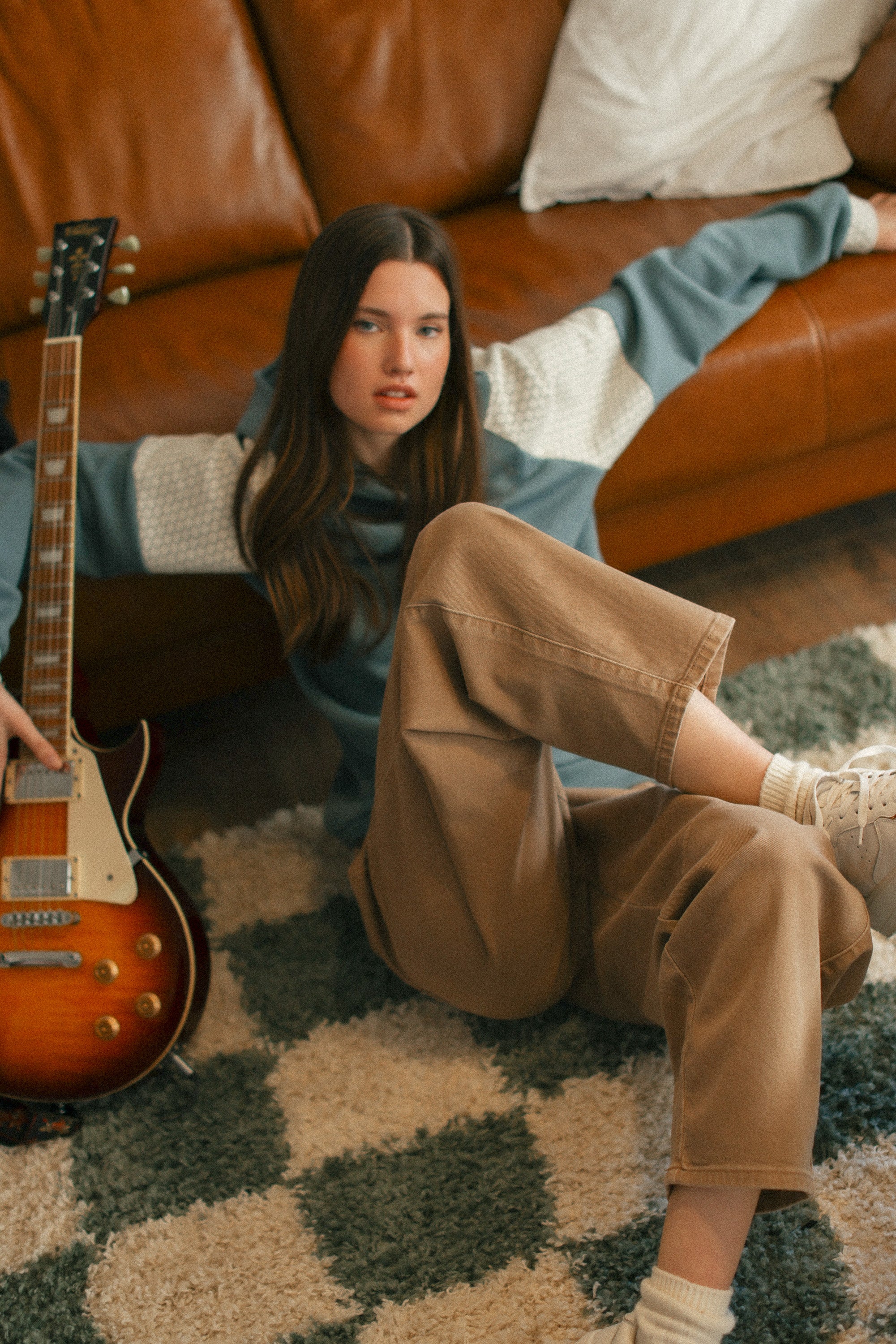 Denim Pants Wanda Camel - Image 12
