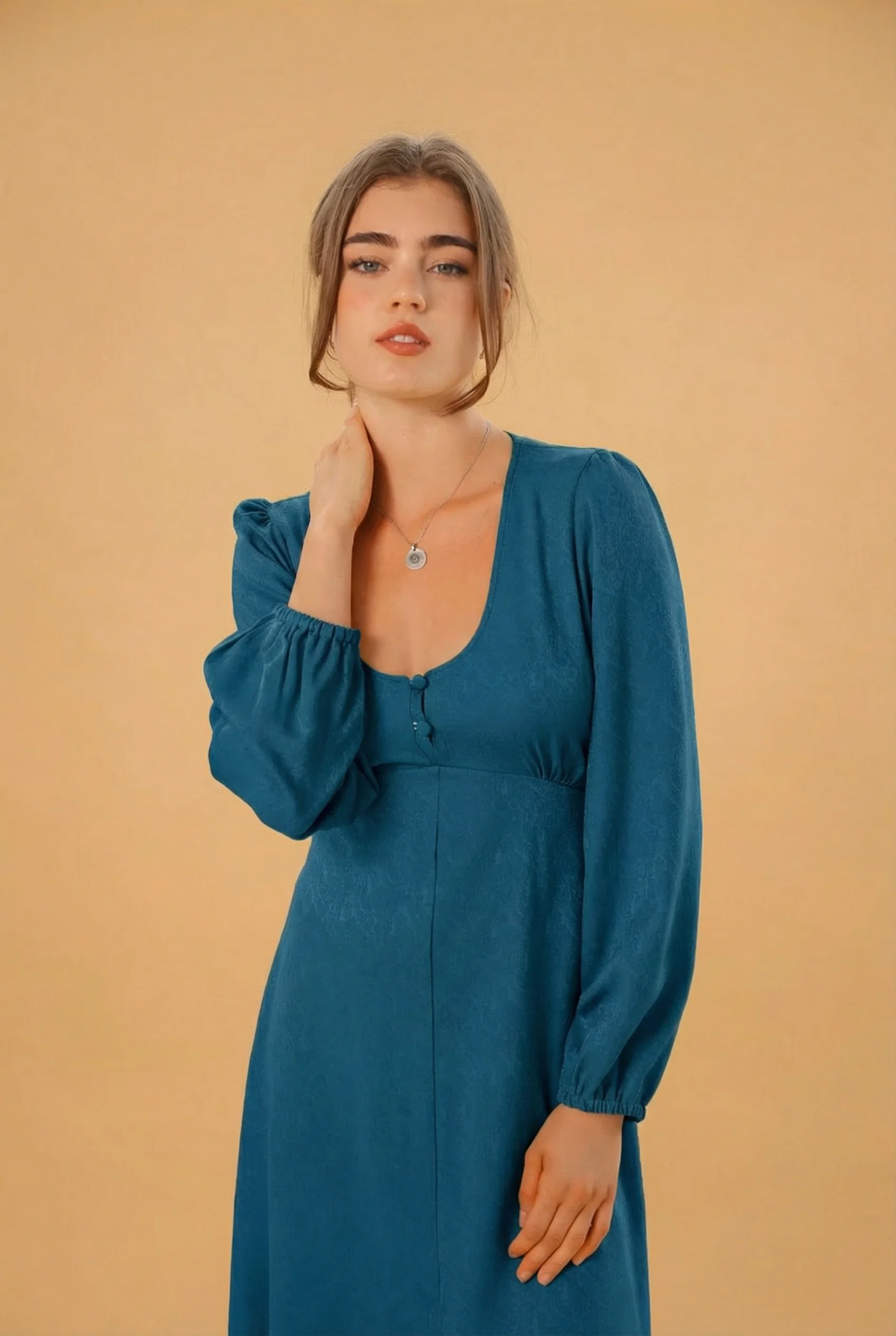 Dress Bronte Petrol - Image 4