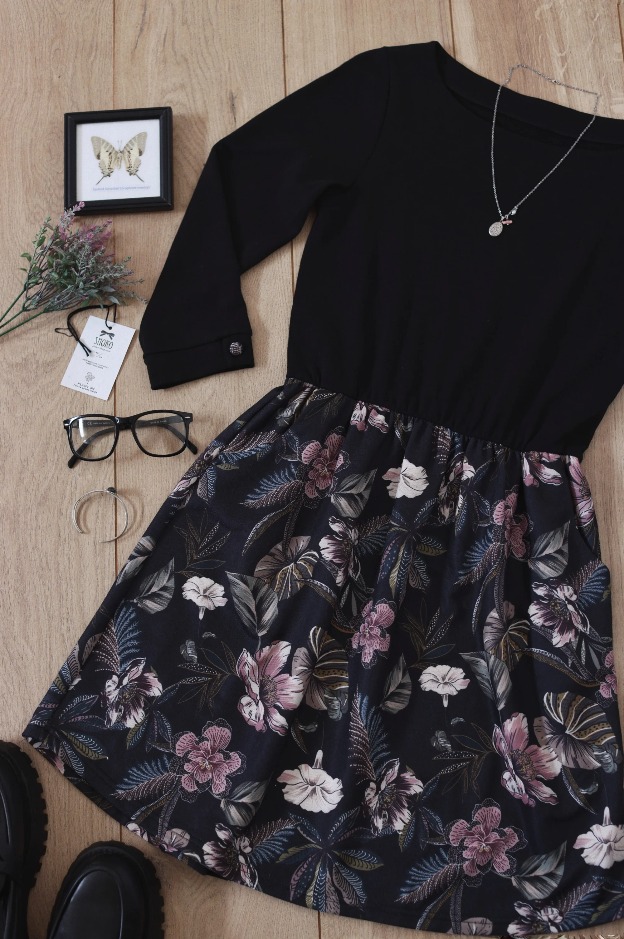 Dress Luiza Black Orchid - Image 8