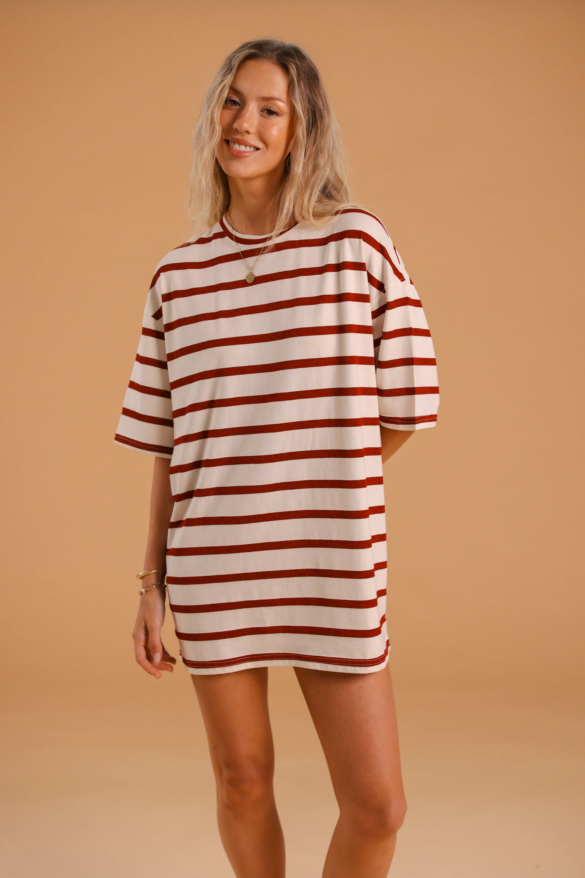 Dress Manuela Red Stripes - Image 11