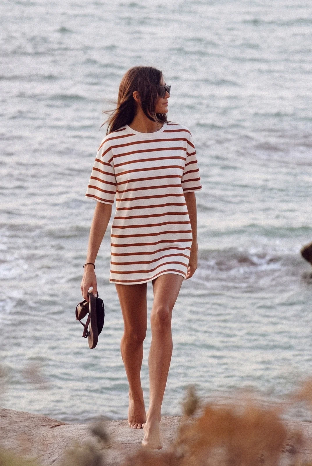 Dress Manuela Red Stripes - Image 3