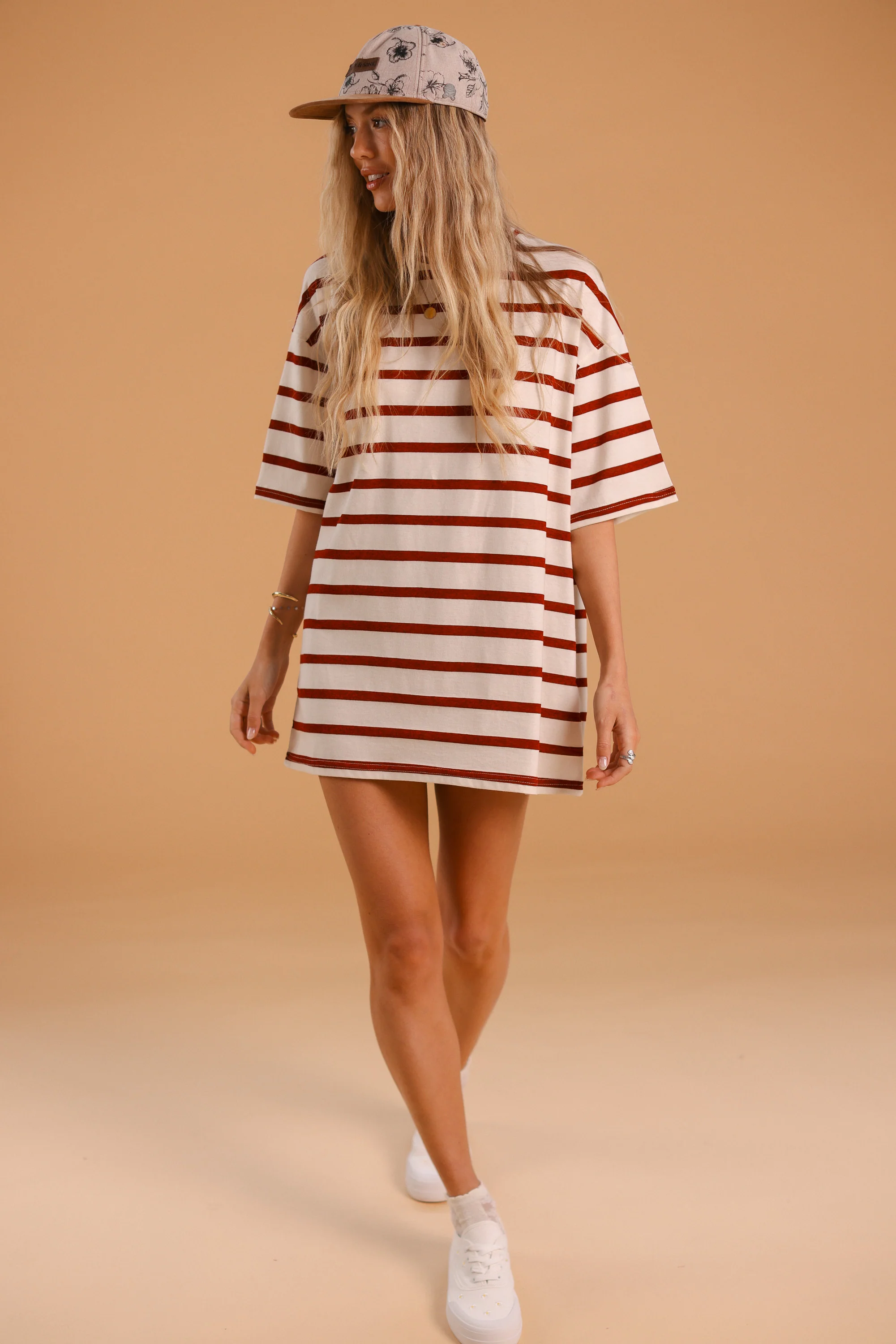 Dress Manuela Red Stripes - Image 4
