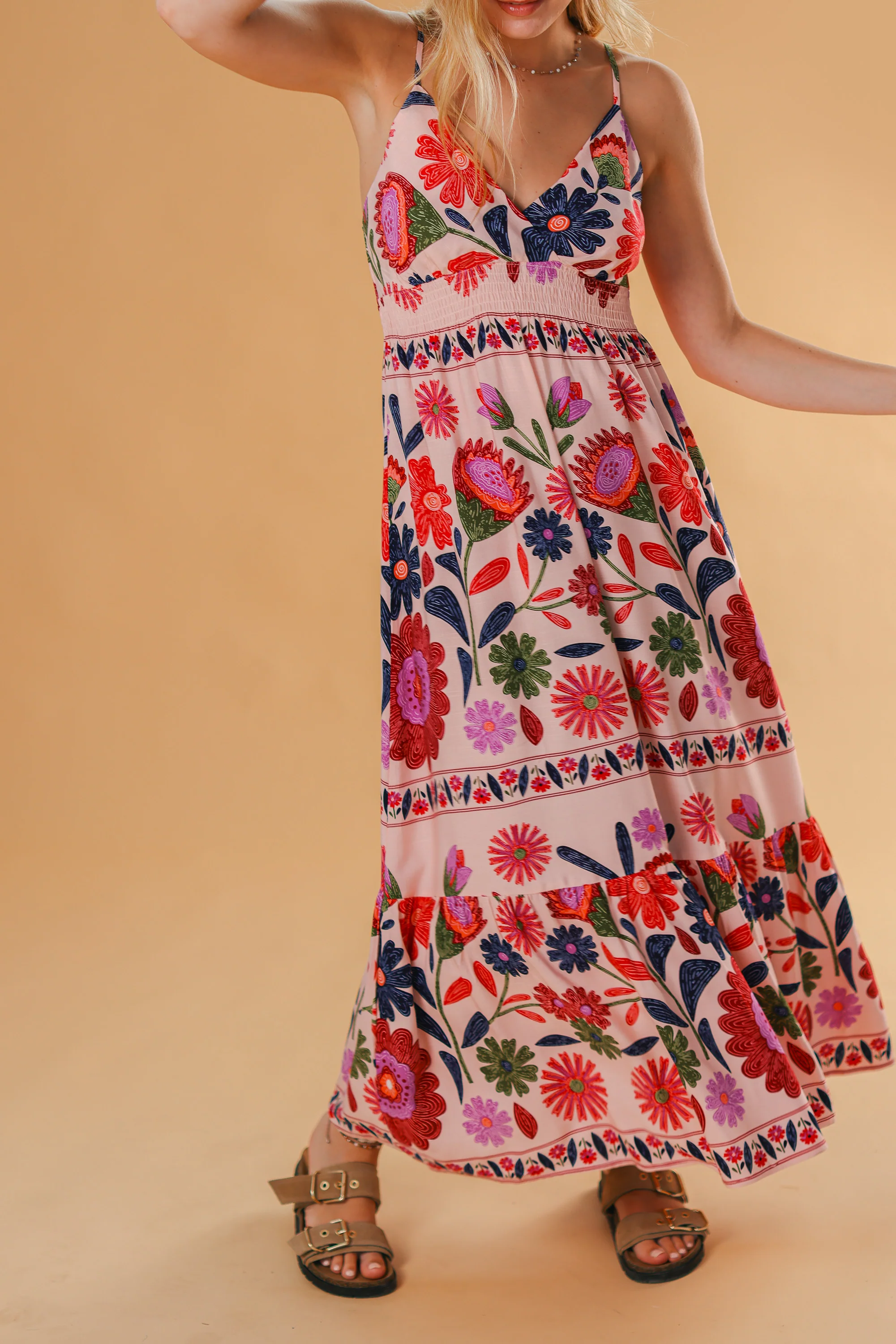 Dress Mila Pink Floral - Image 7