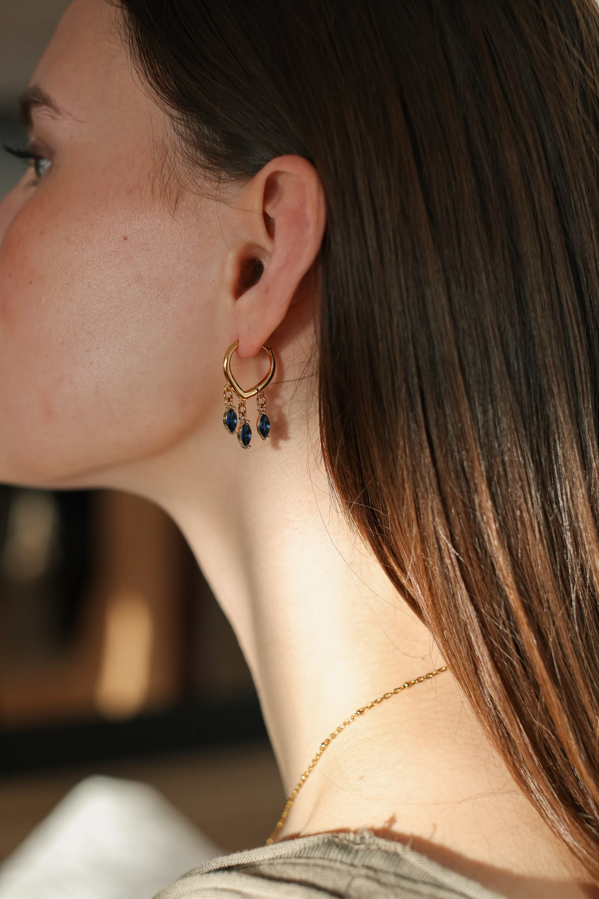 Earrings Midnight Drops - Image 2