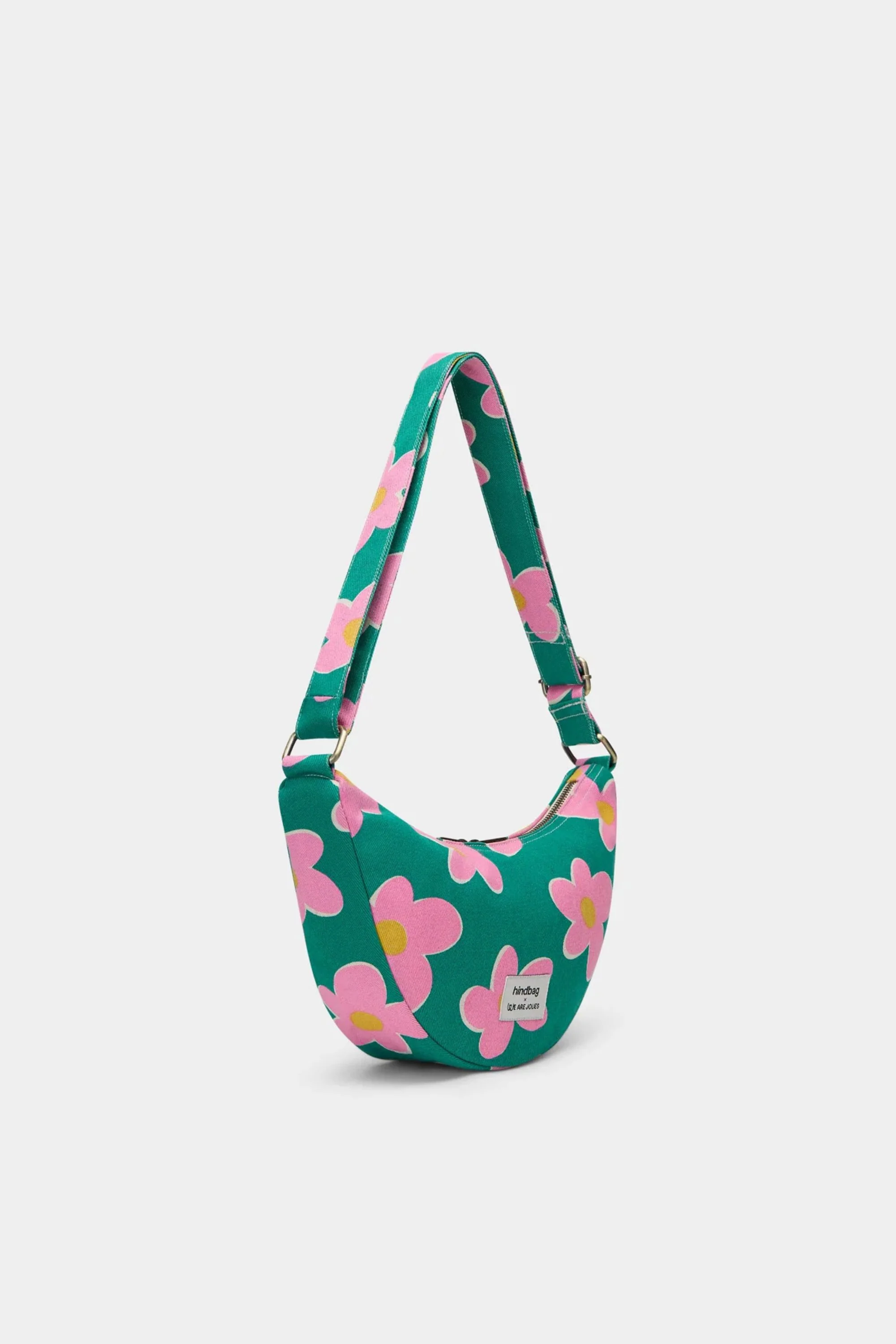 Half Moon Bag Andrea Big Flowers - Image 4