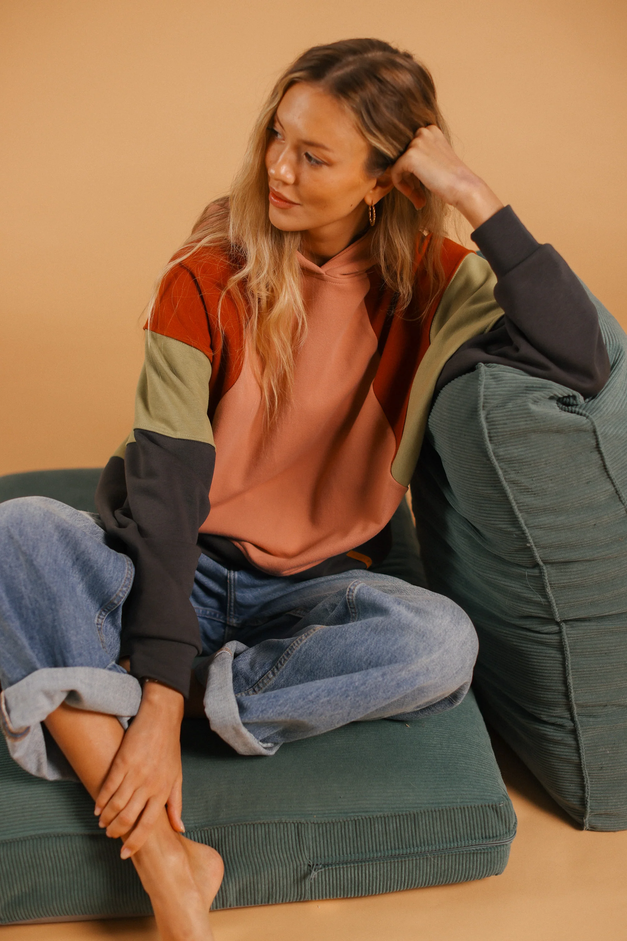 Hoodie Sweeney Dusty Pink - Image 5