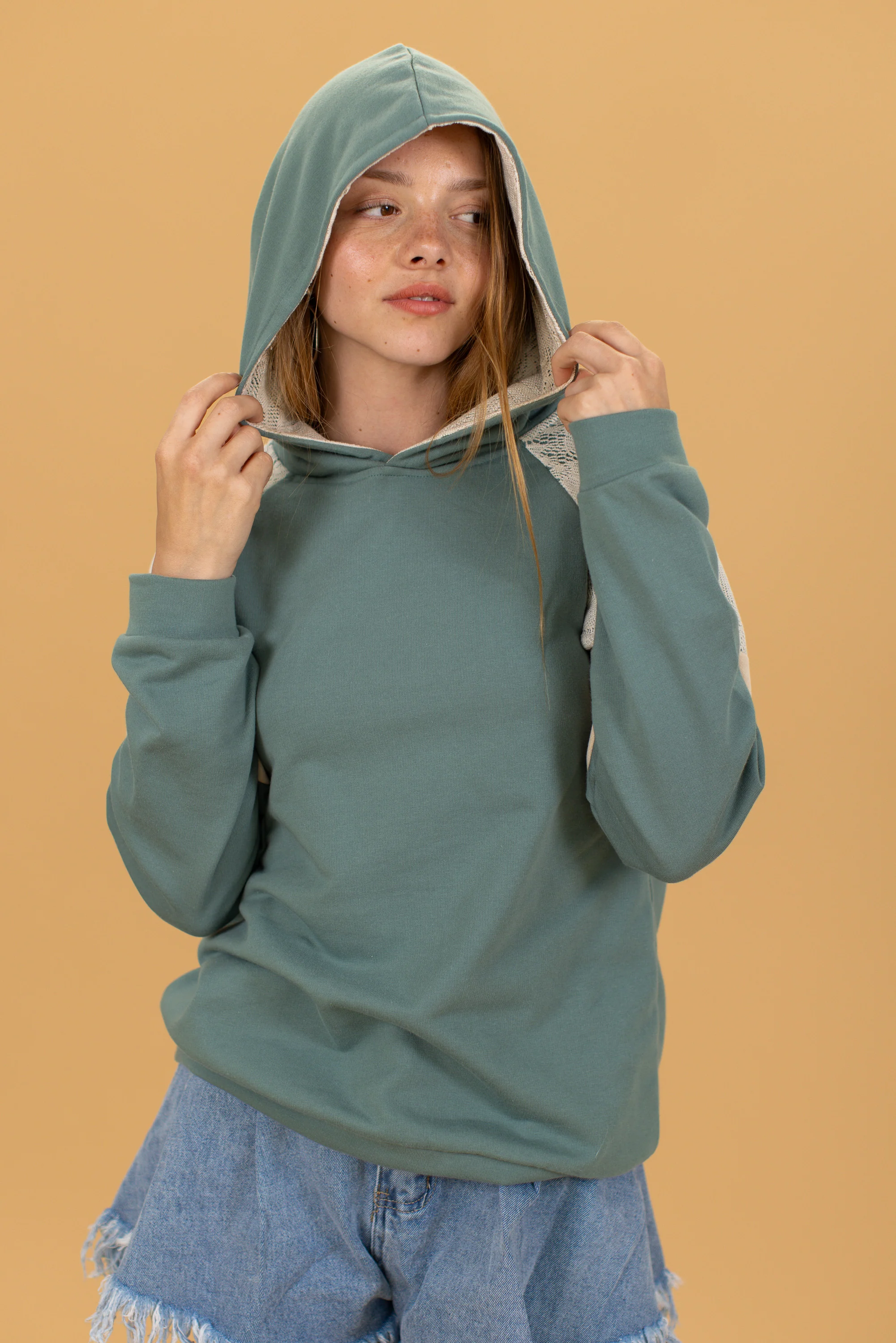 Hoodie Vera Mint Laced - Image 10