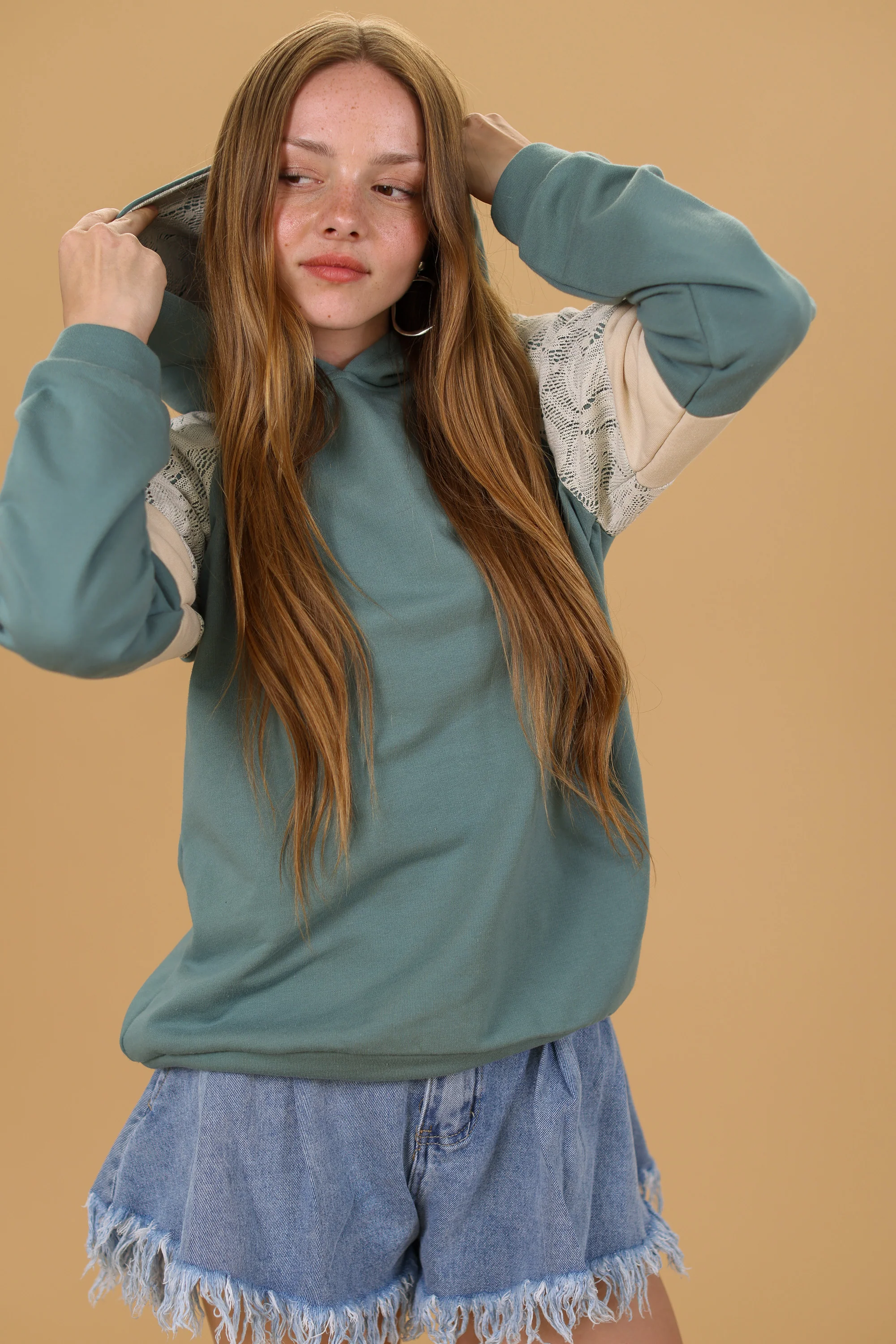 Hoodie Vera Mint Laced - Image 5