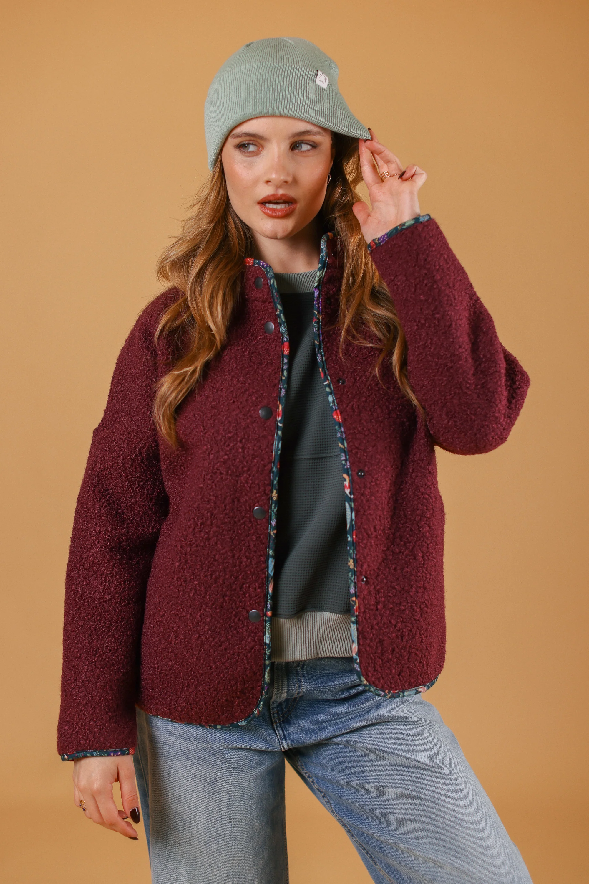 Jacket Alena Aubergine - Image 2