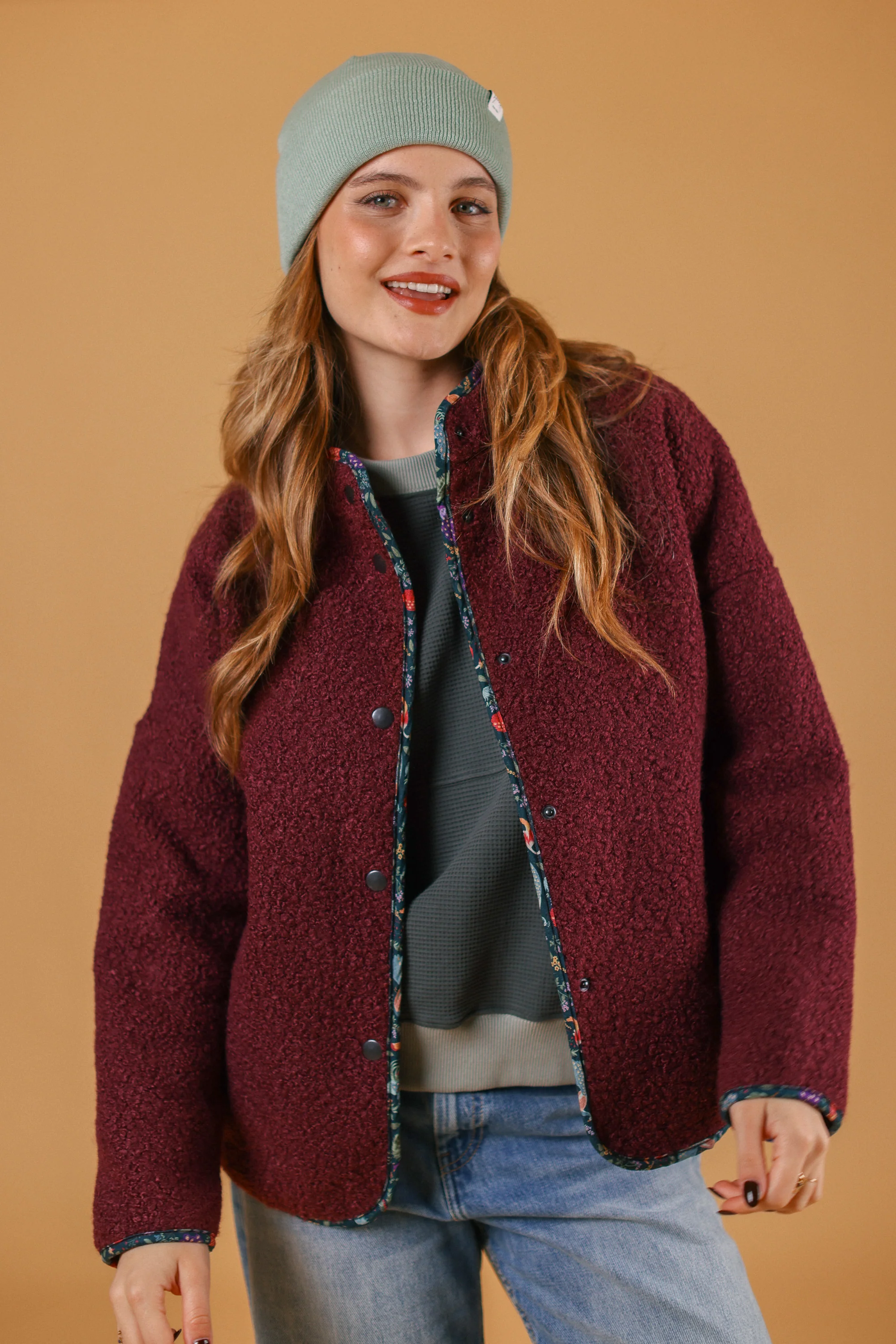 Jacket Alena Aubergine - Image 4