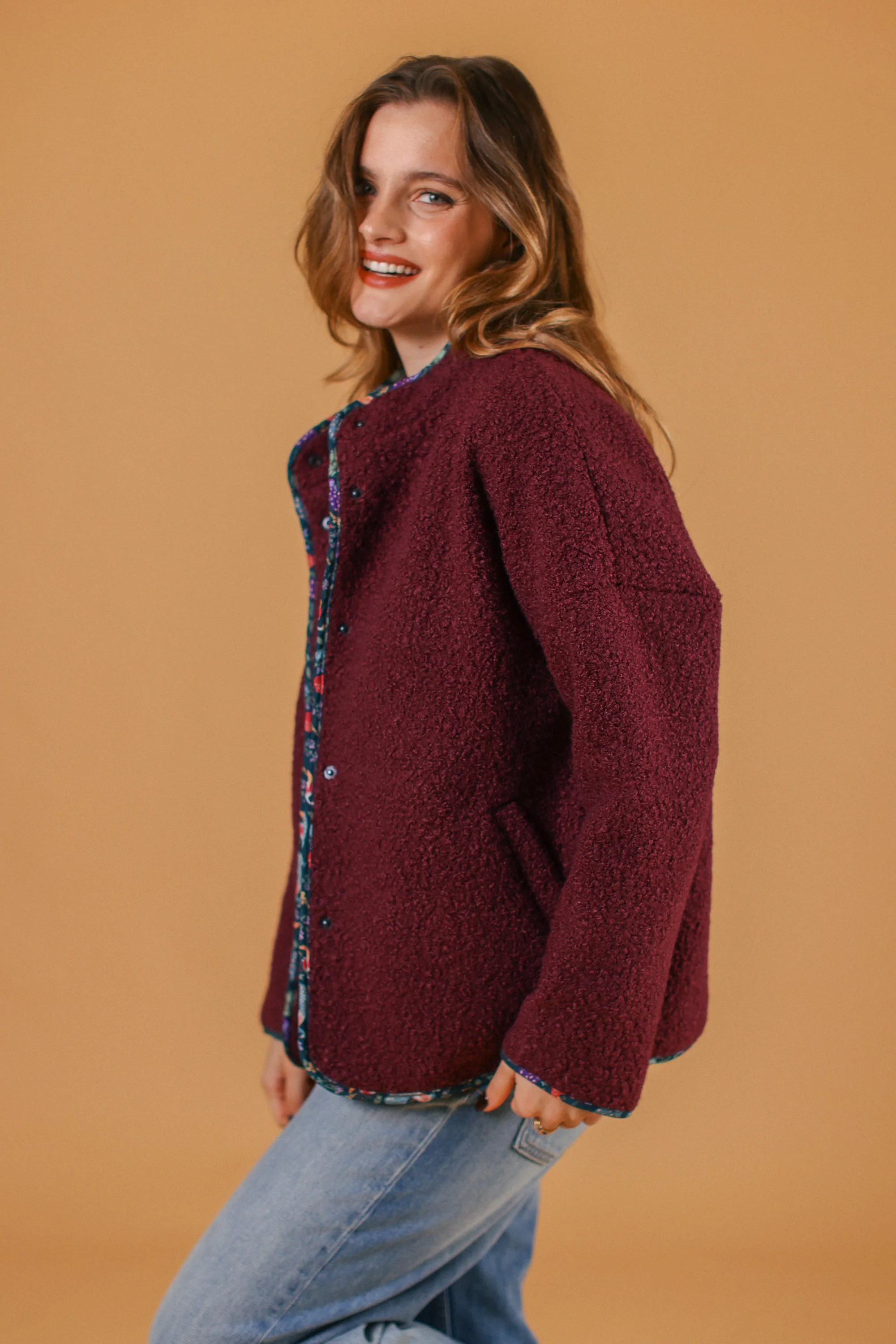 Jacket Alena Aubergine - Image 5