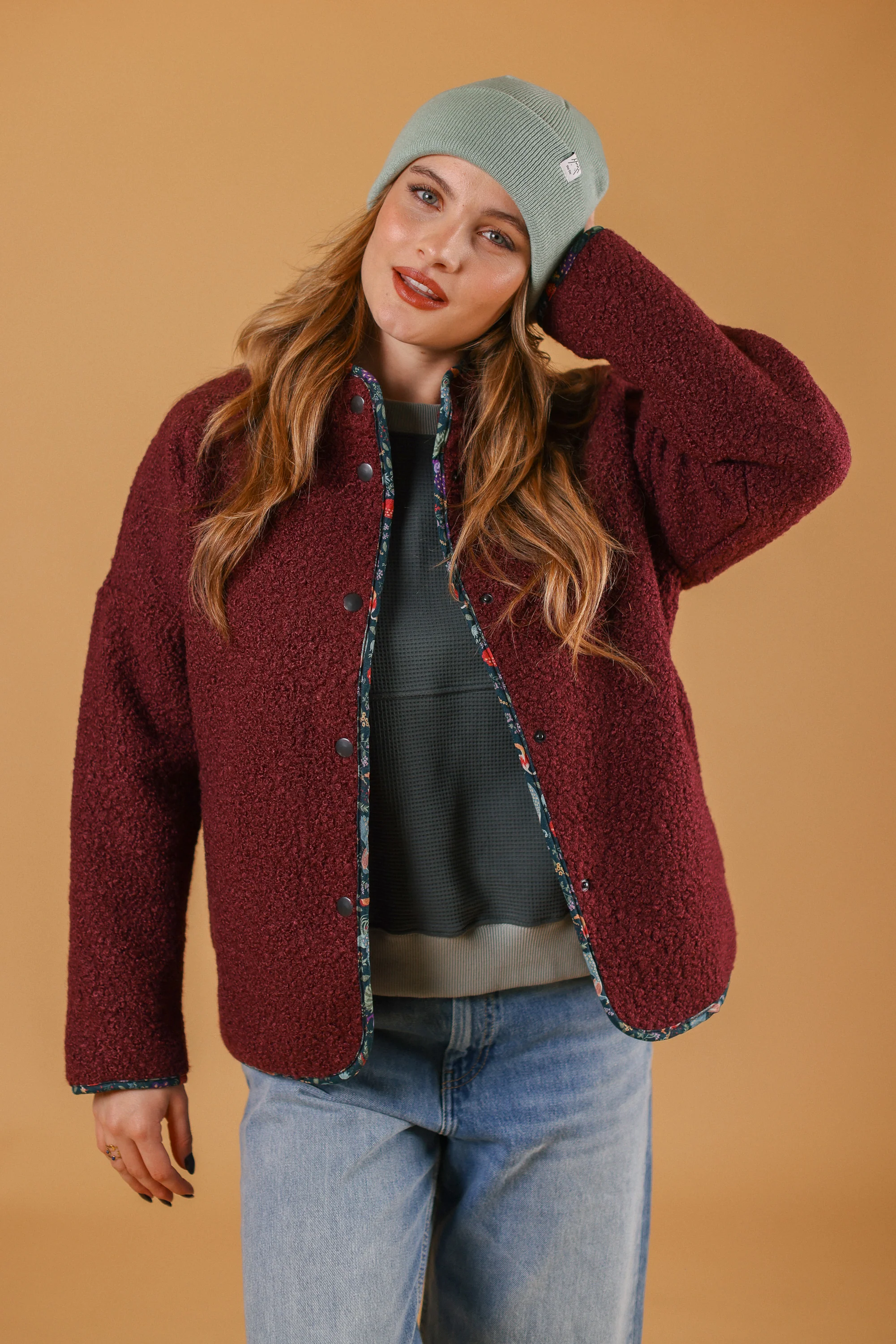 Jacket Alena Aubergine - Image 9