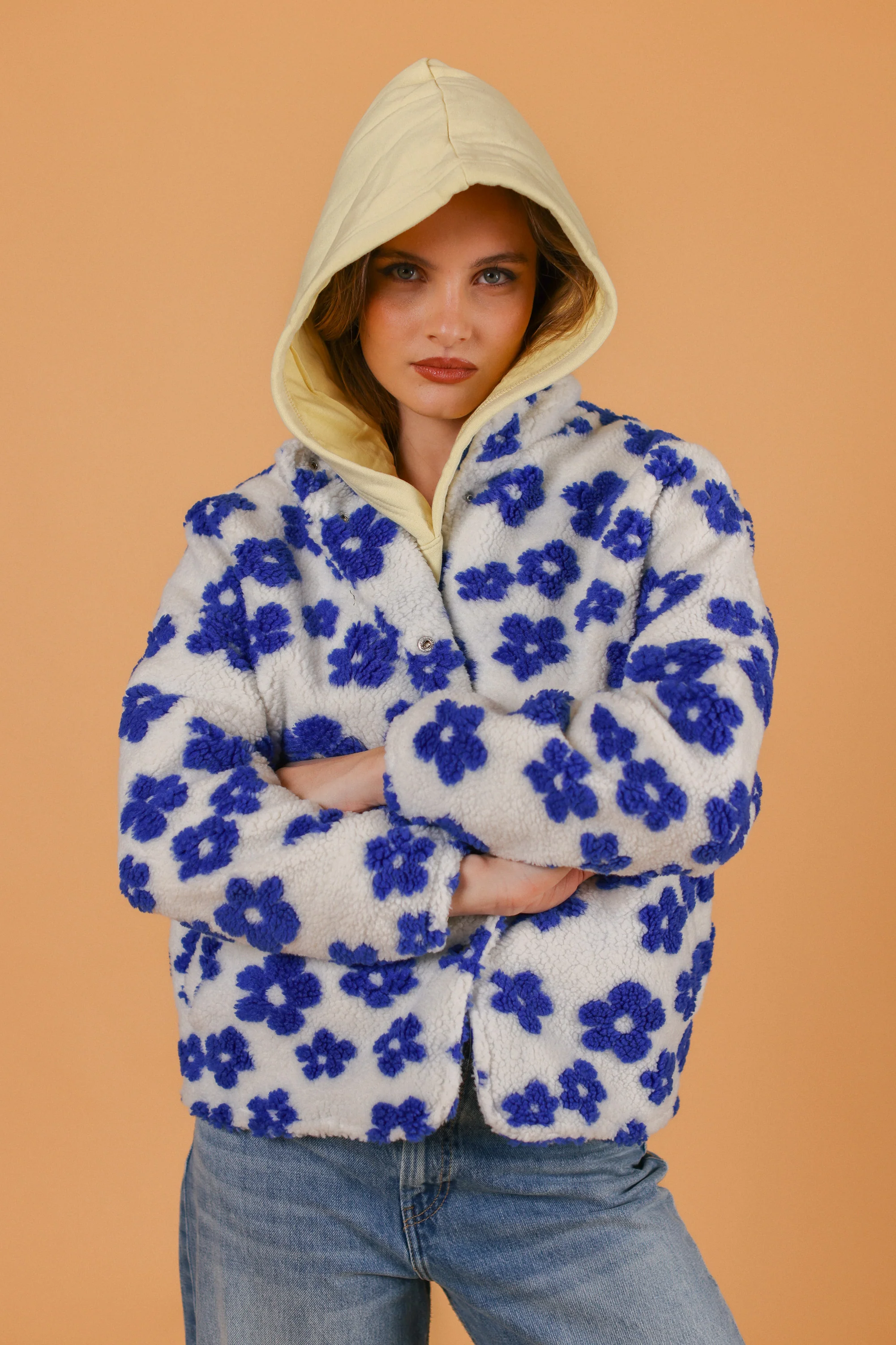 Jacket Alena Blue Flowers - Image 8