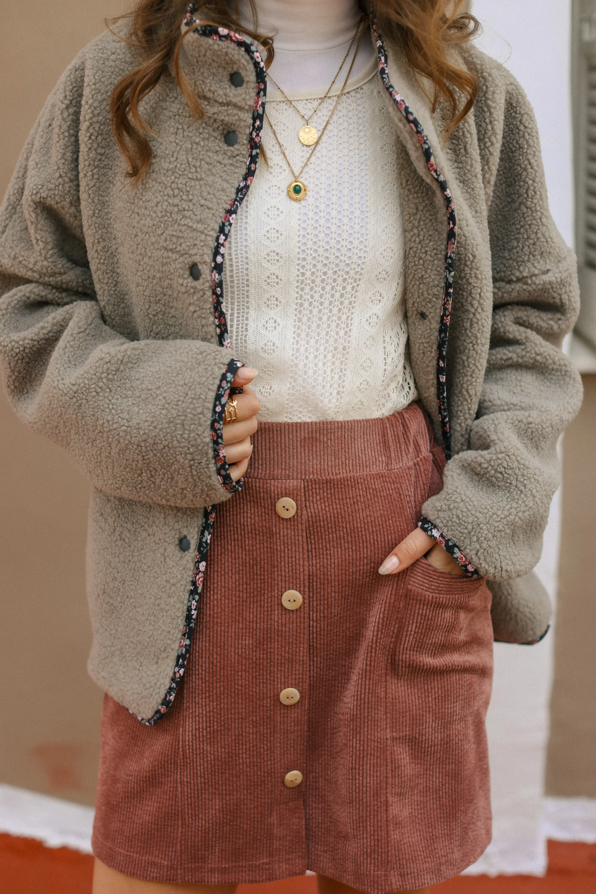 Jacket Alena Mocha - Image 3