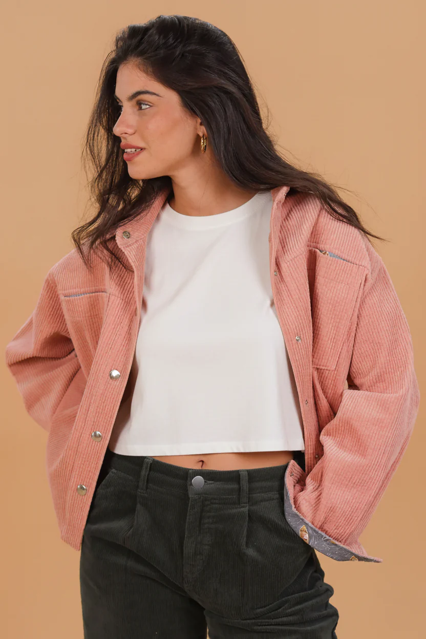 Jacket Calla Dusty Pink Boats - Image 2