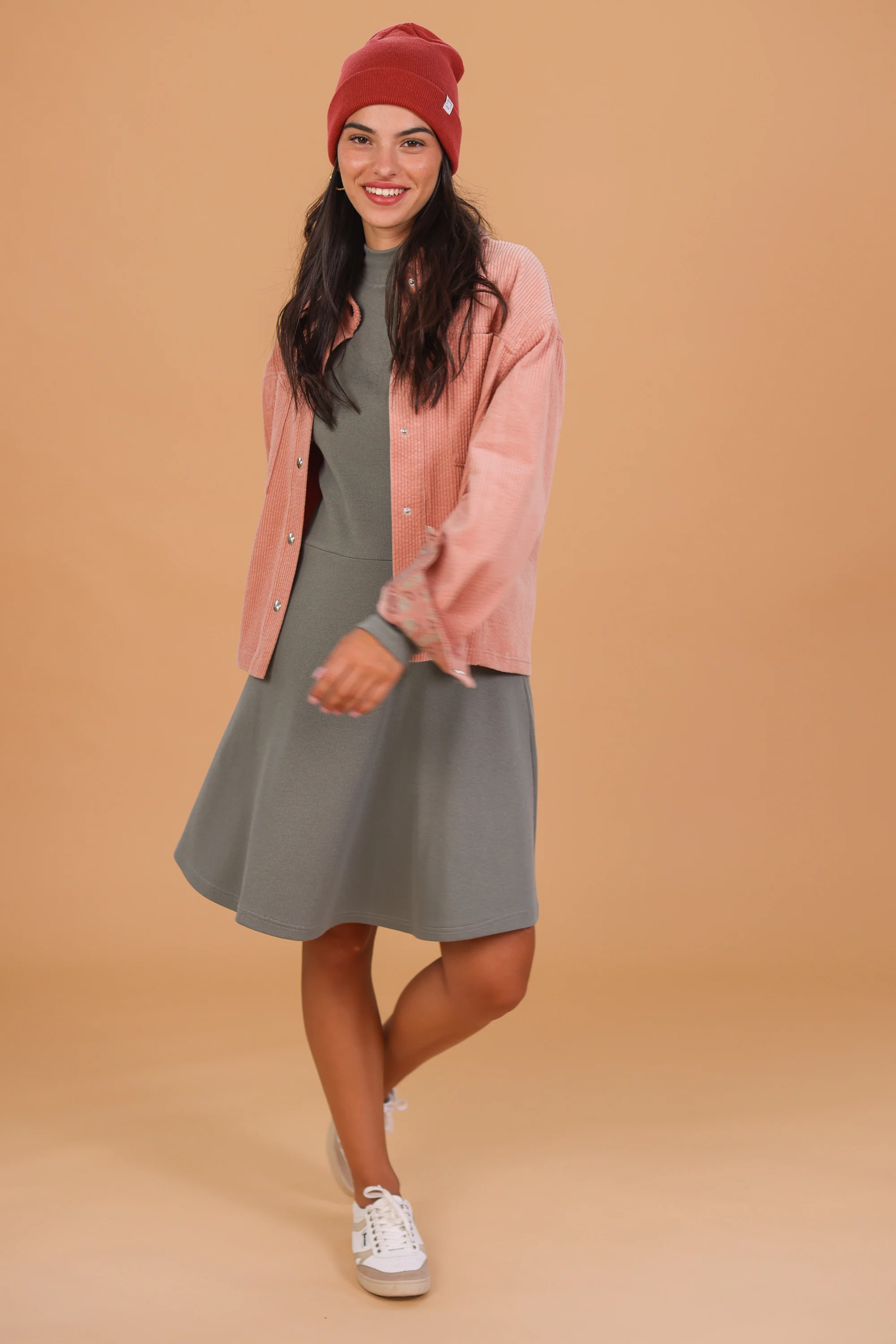 Jacket Calla Dusty Pink Leaves - Image 5