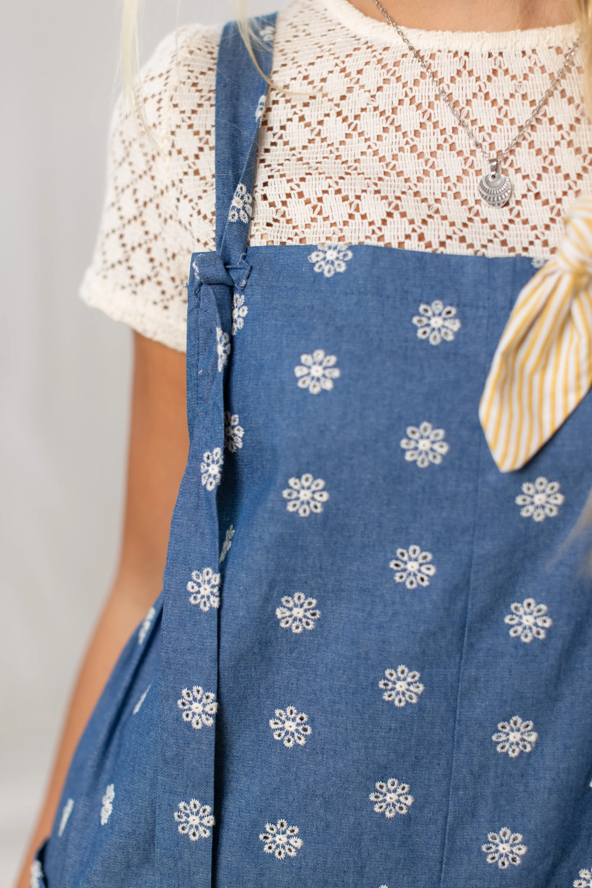 Playsuit Kalina Denim Daisies - Image 7