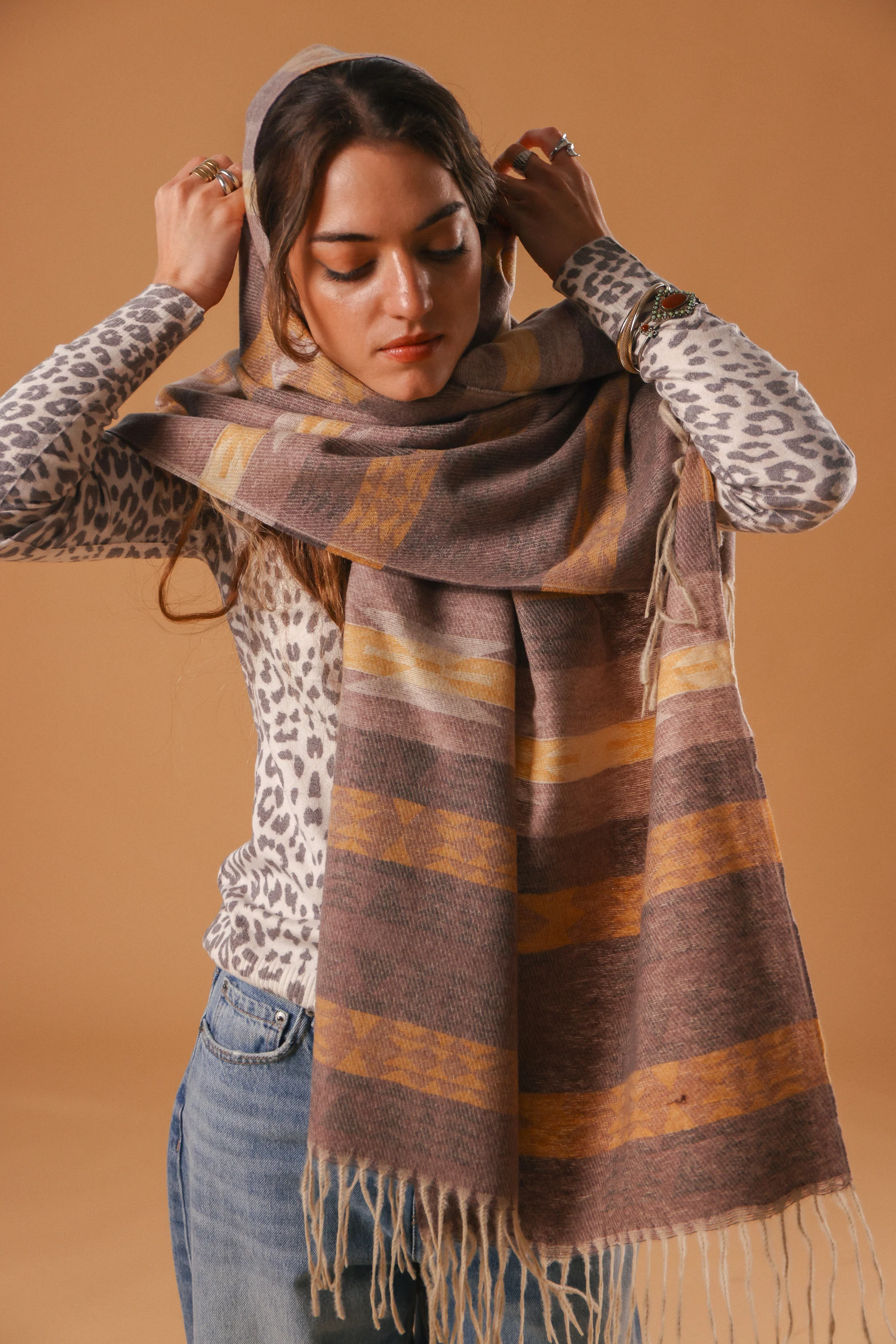 Scarf Aven Mustard - Image 4