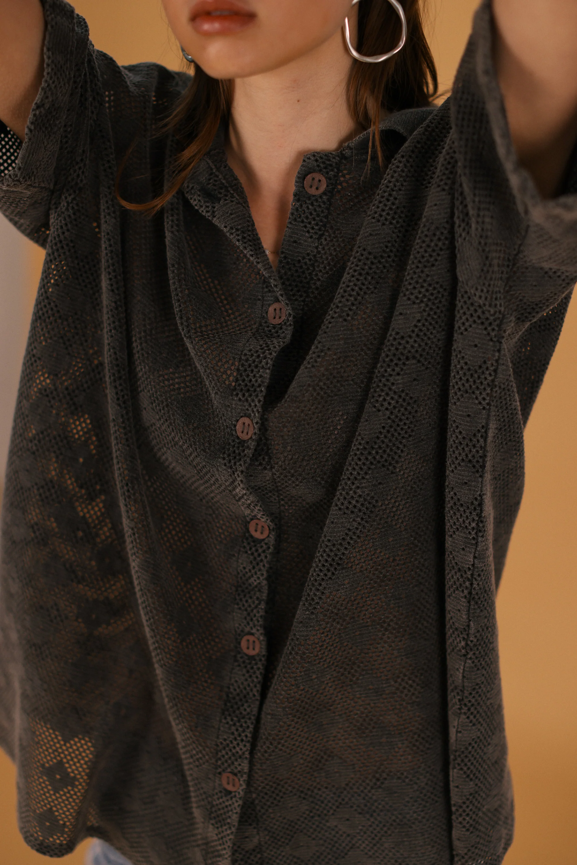 Shirt Elio Stonewashed Grey - Image 6