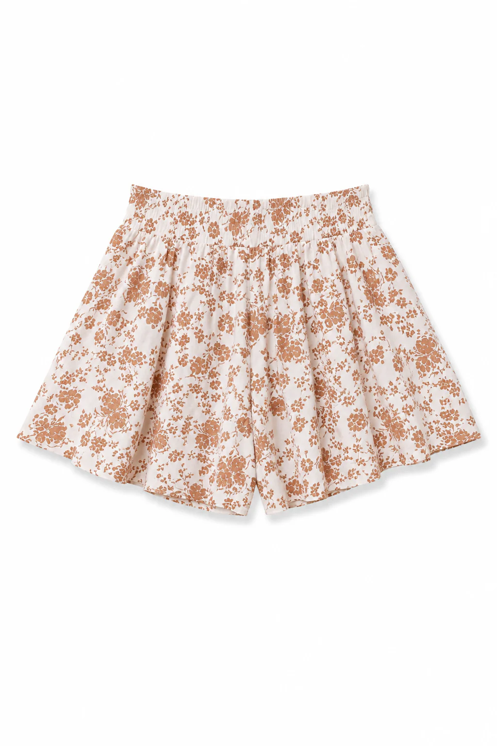 Shorts Villiers Latte Flowers - Image 2