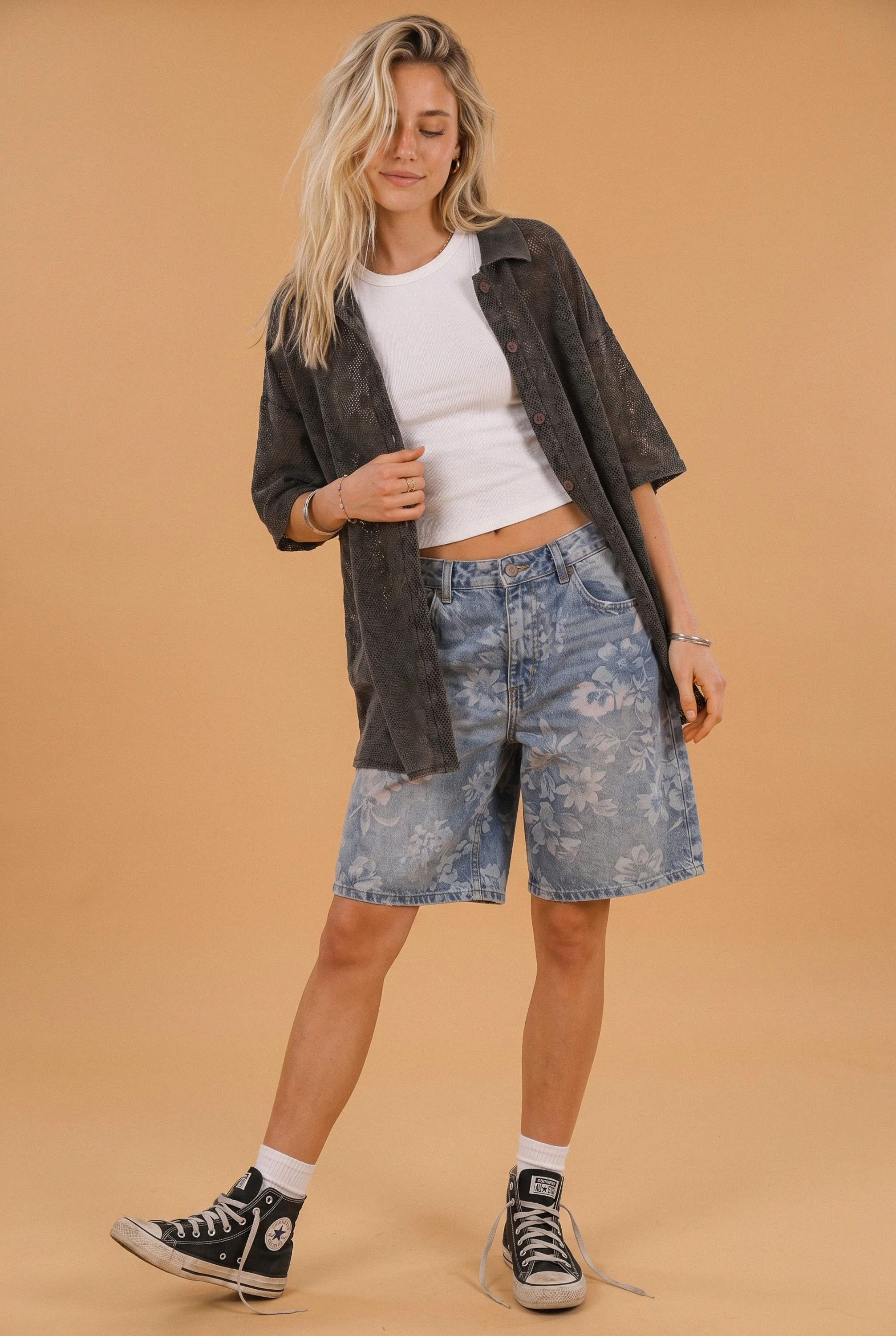Shorts Wildflowers Denim - Image 7