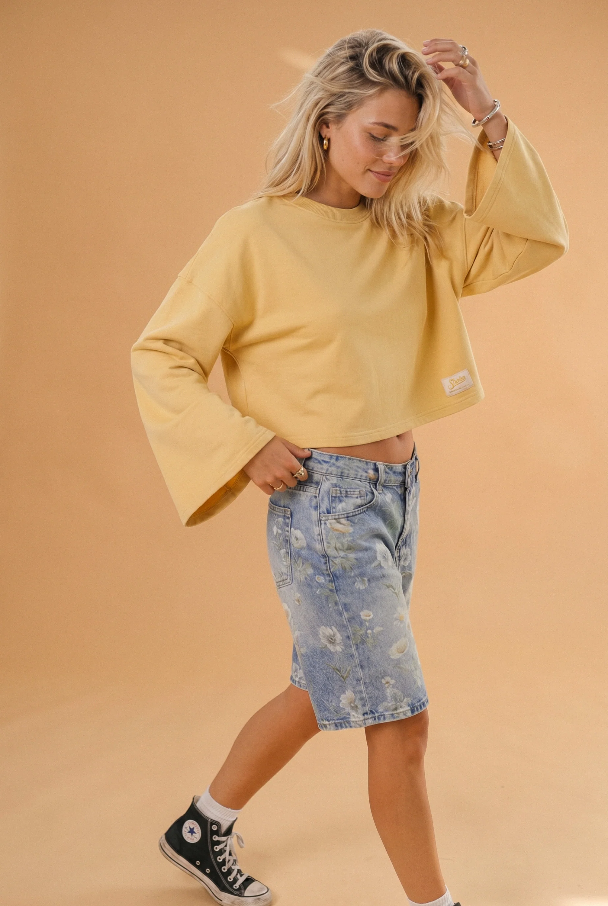 Shorts Wildflowers Denim - Image 8
