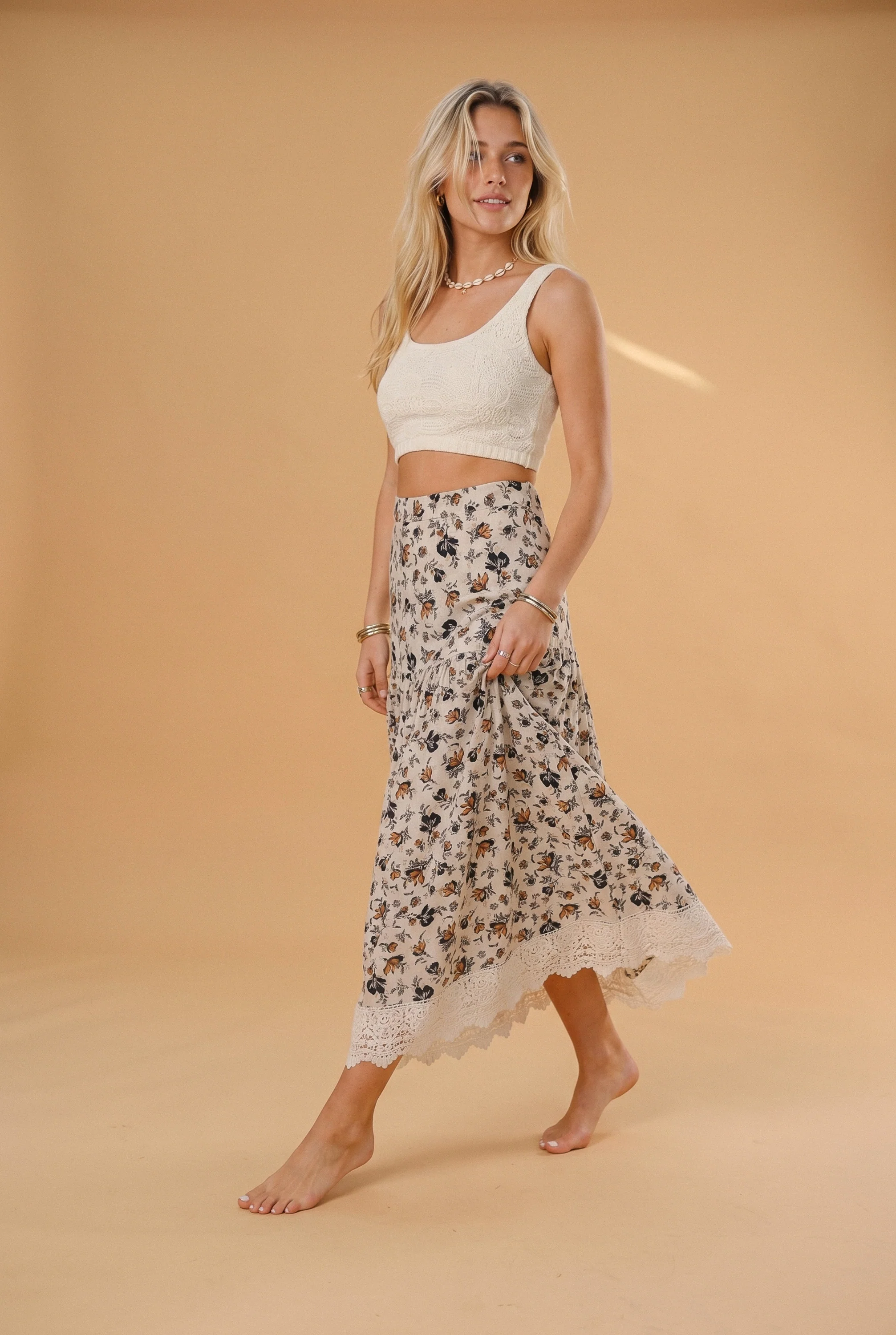 Skirt Celina Vintage Flowers - Image 6