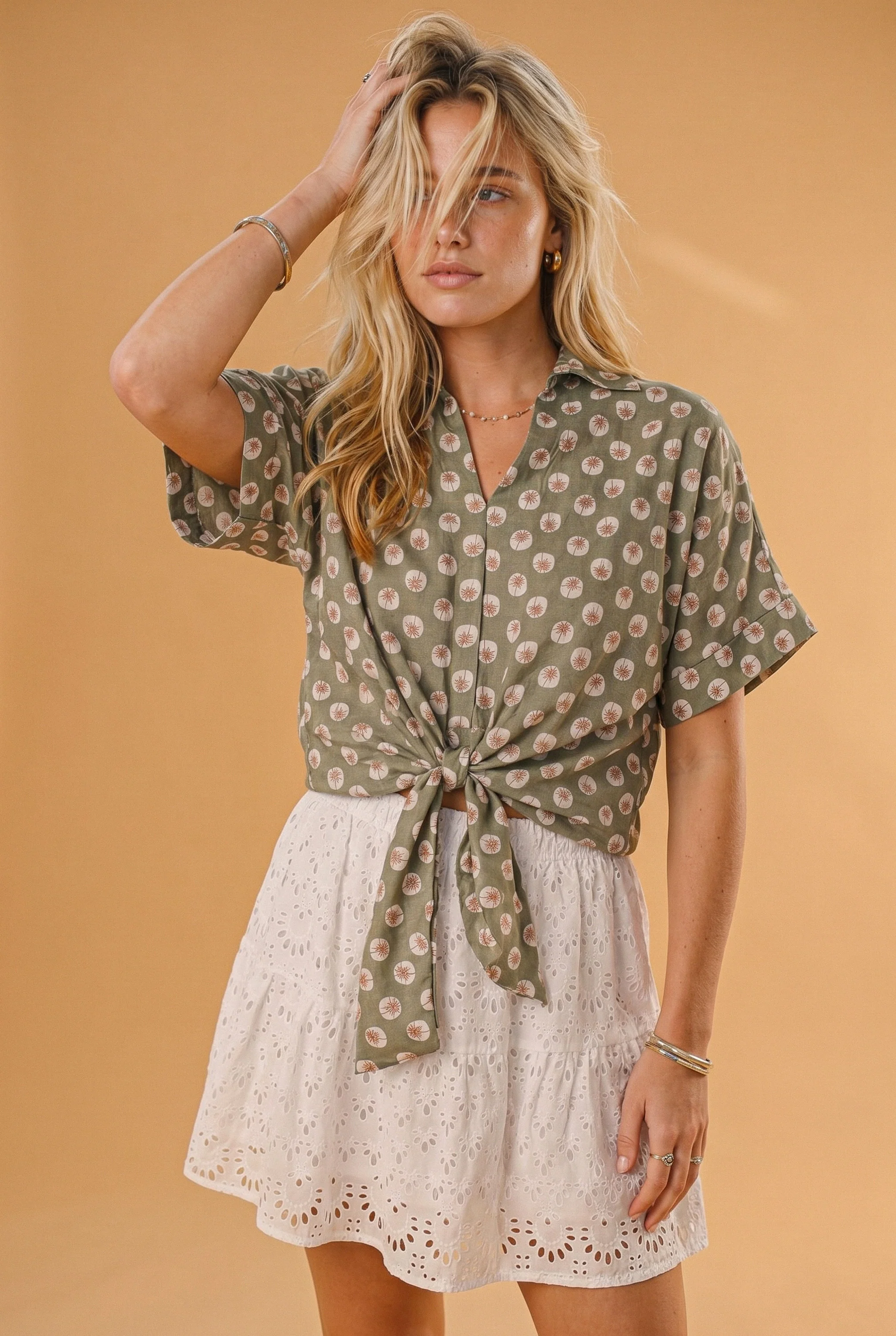 Skirt Joryn White Embroidered - Image 16