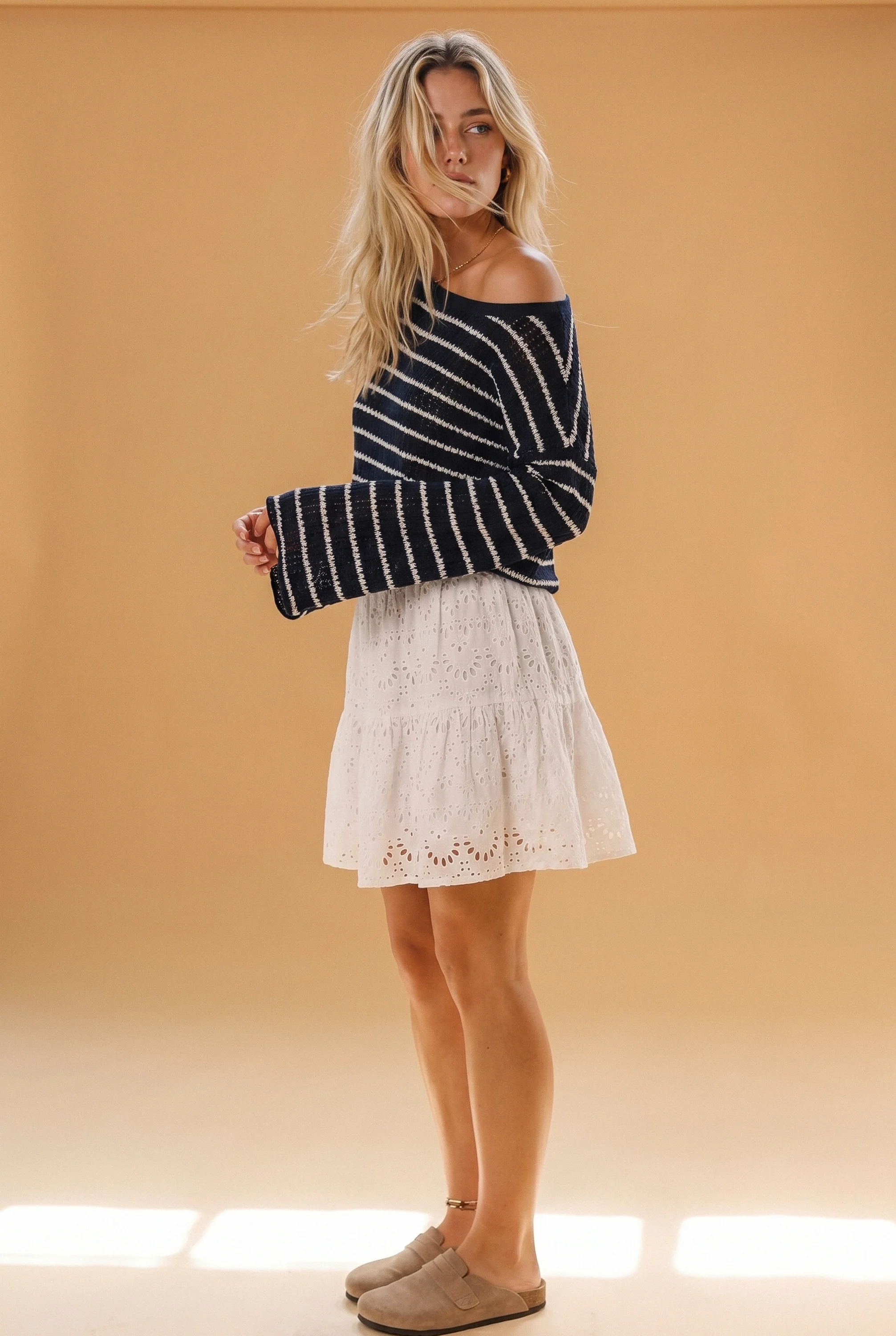 Skirt Joryn White Embroidered - Image 8