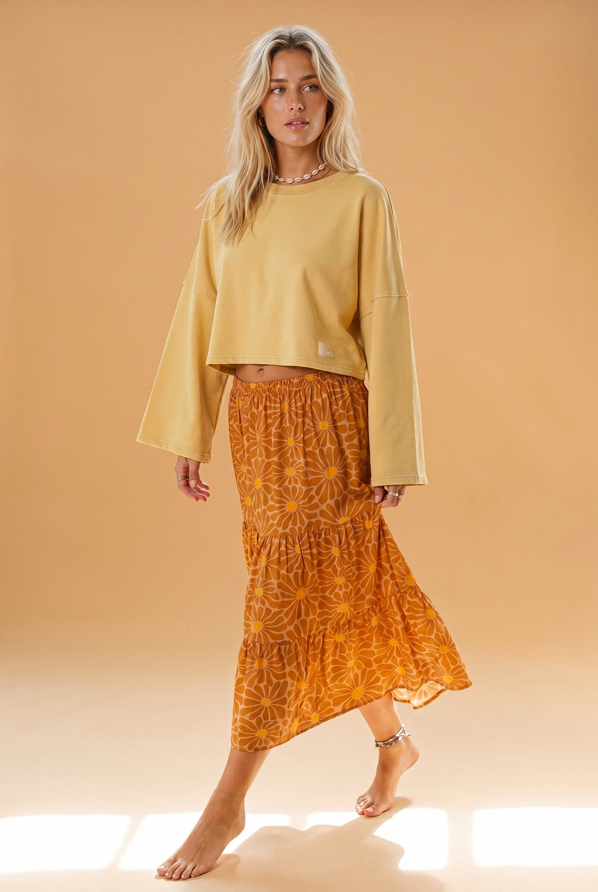 Skirt Martha Retro Daisies