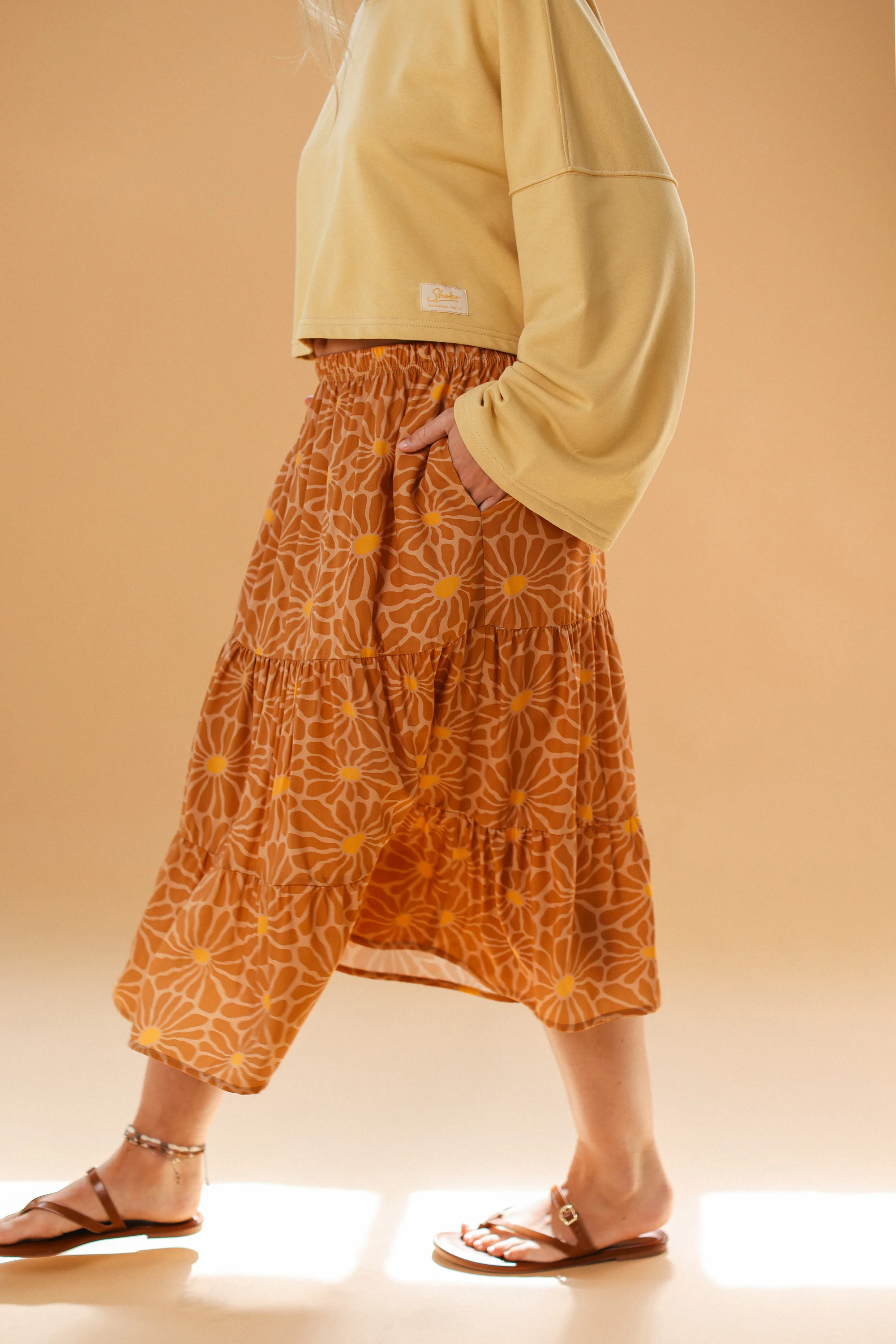 Skirt Martha Retro Daisies - Image 11
