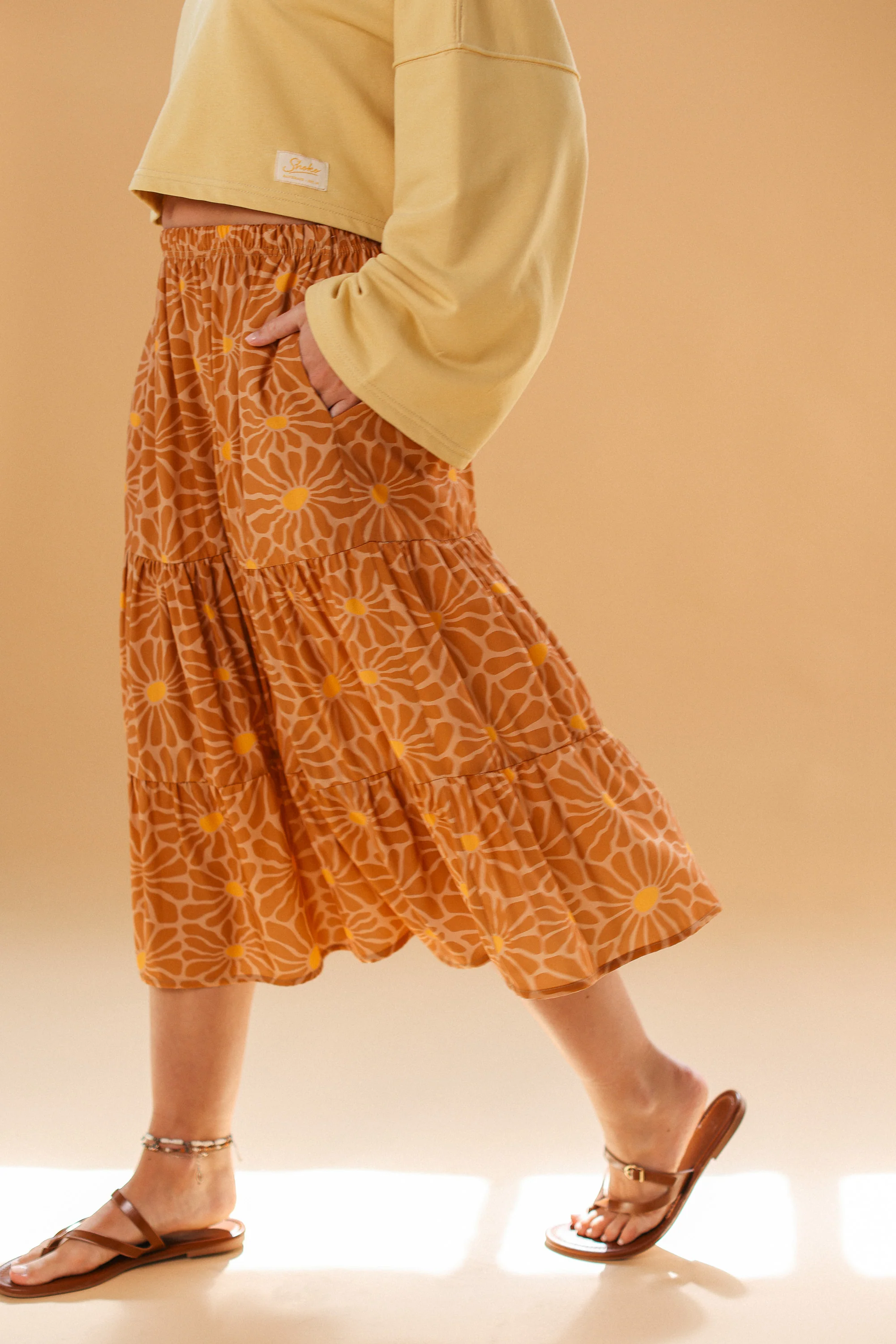 Skirt Martha Retro Daisies - Image 2