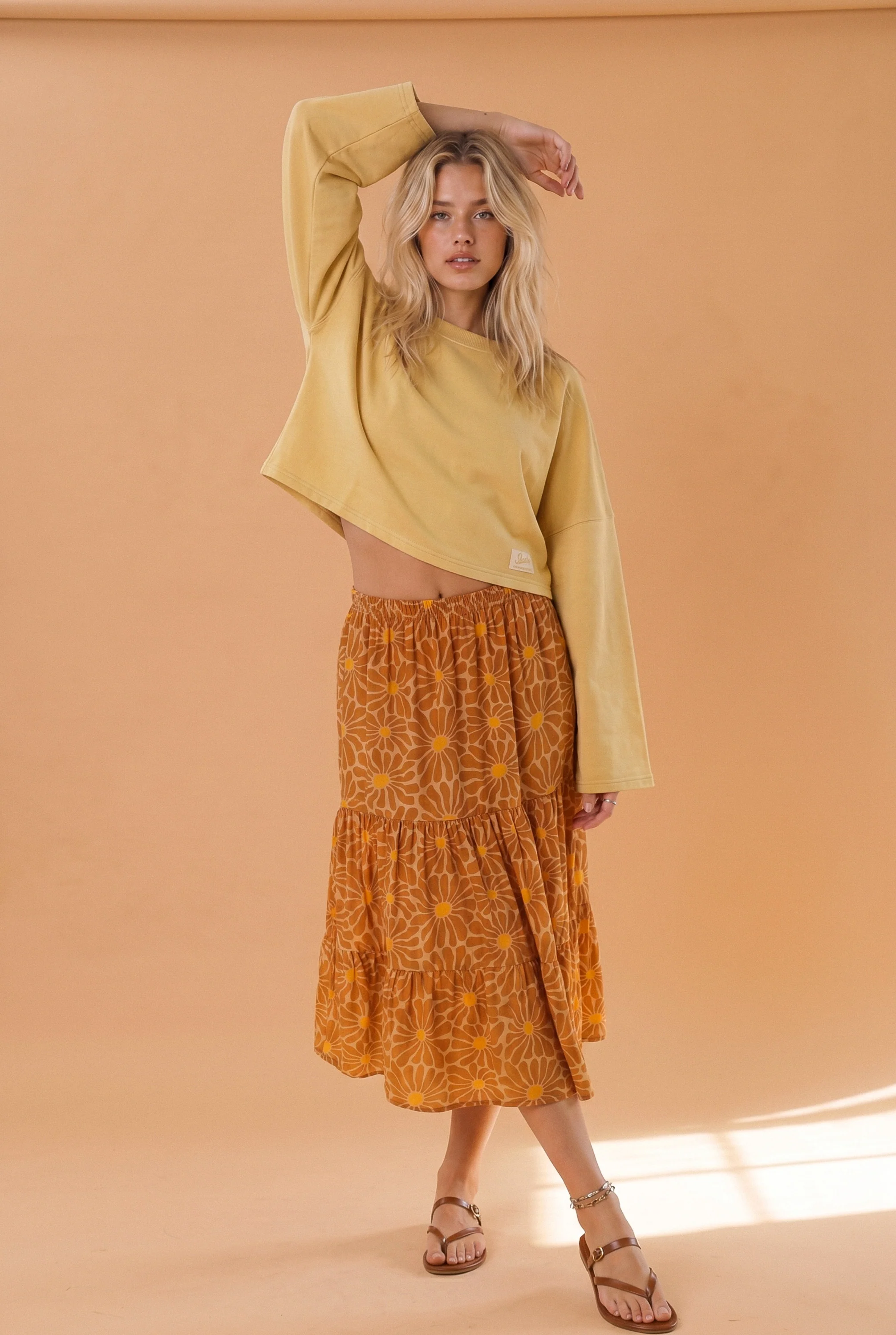 Skirt Martha Retro Daisies - Image 5