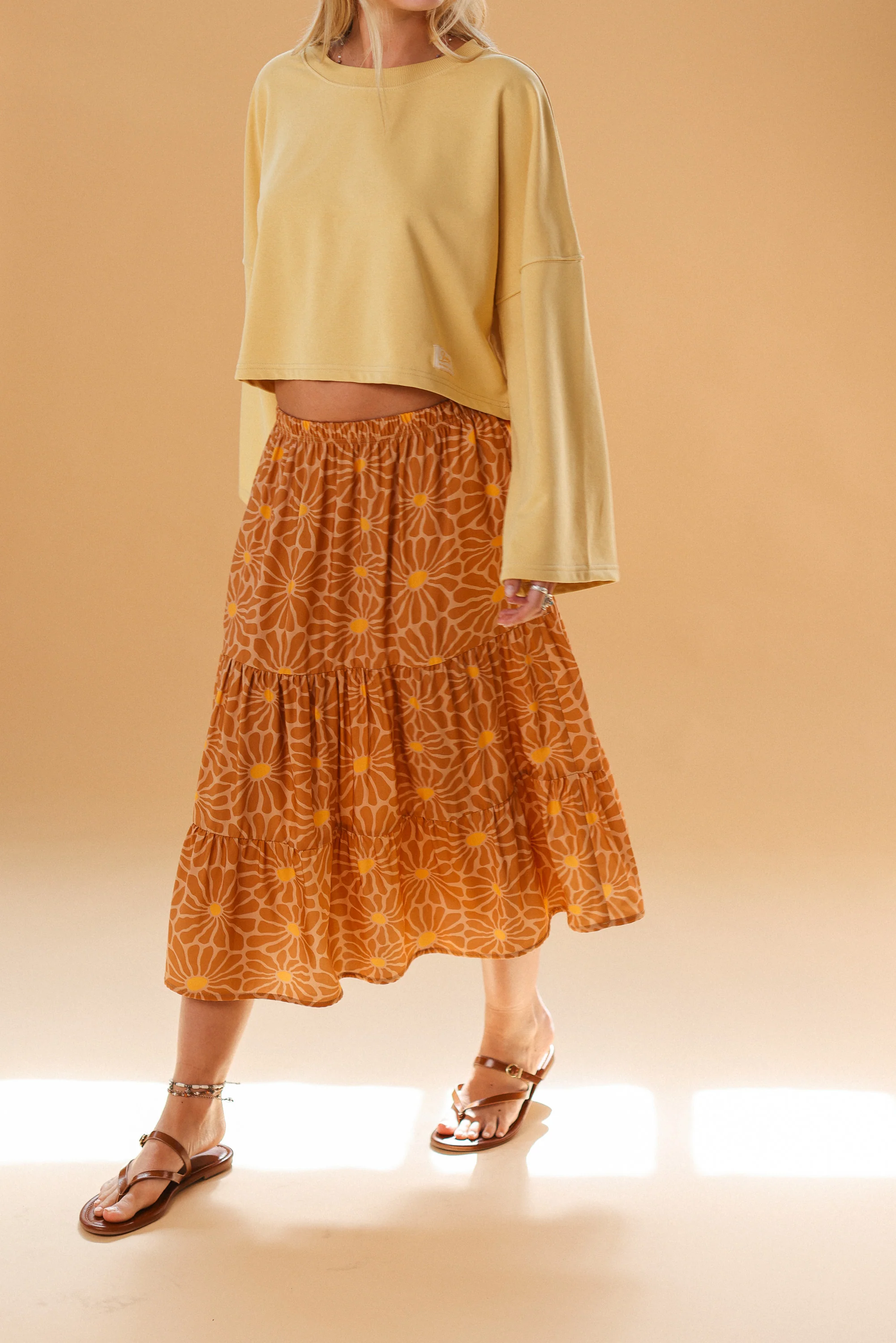 Skirt Martha Retro Daisies - Image 7