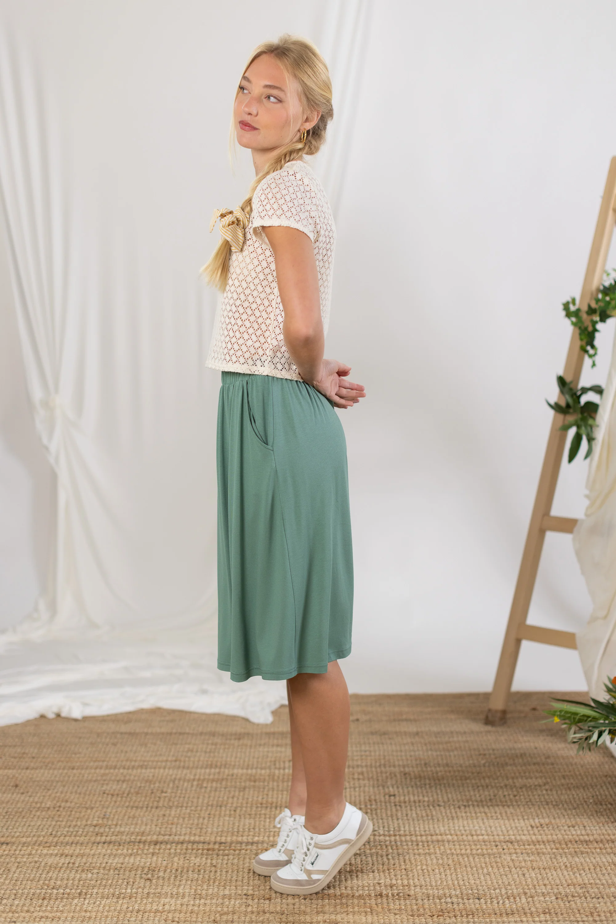 Skirt Serena Dusty Green - Image 10
