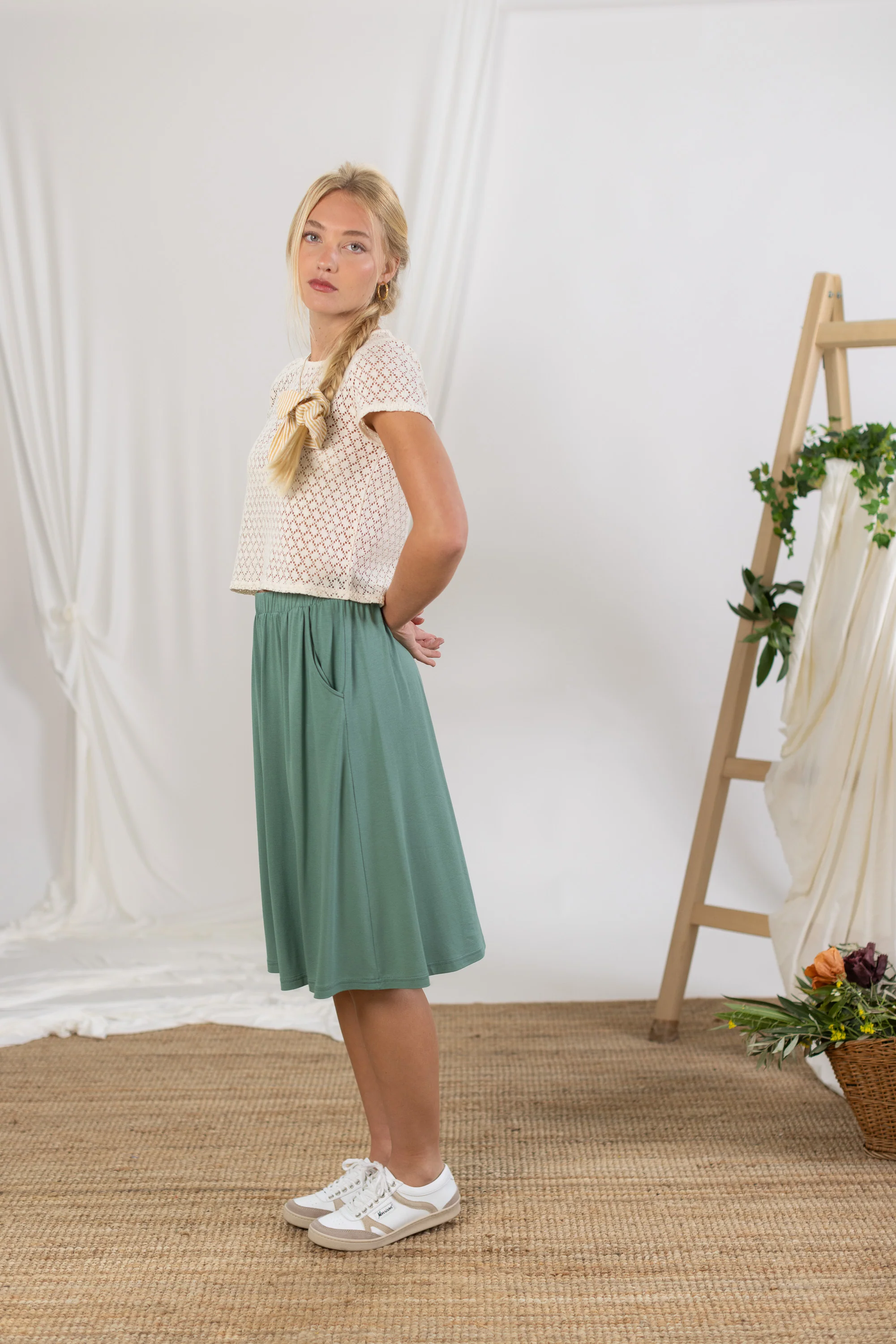 Skirt Serena Dusty Green - Image 9
