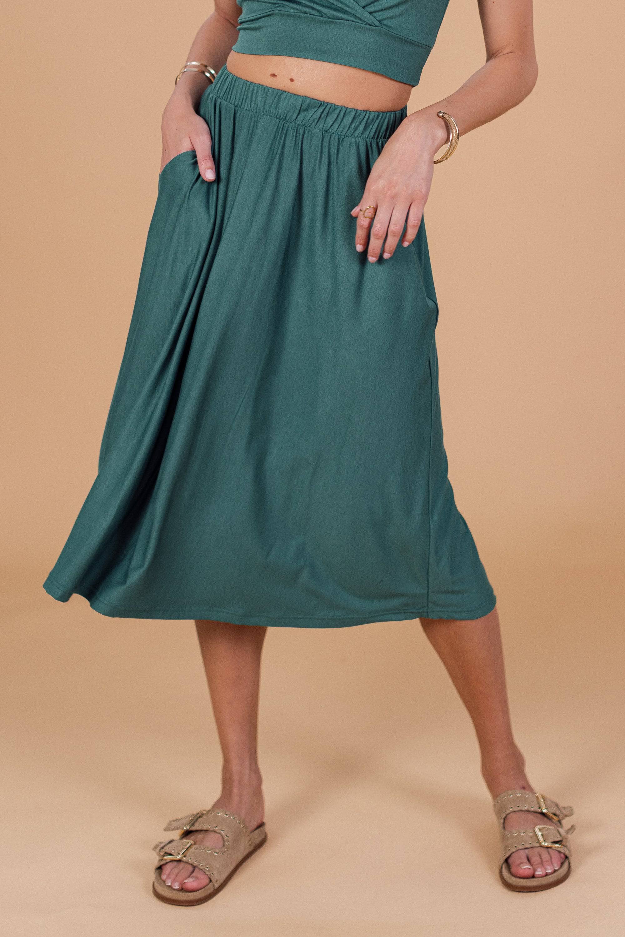 Skirt Serena Emerald Green - Image 4