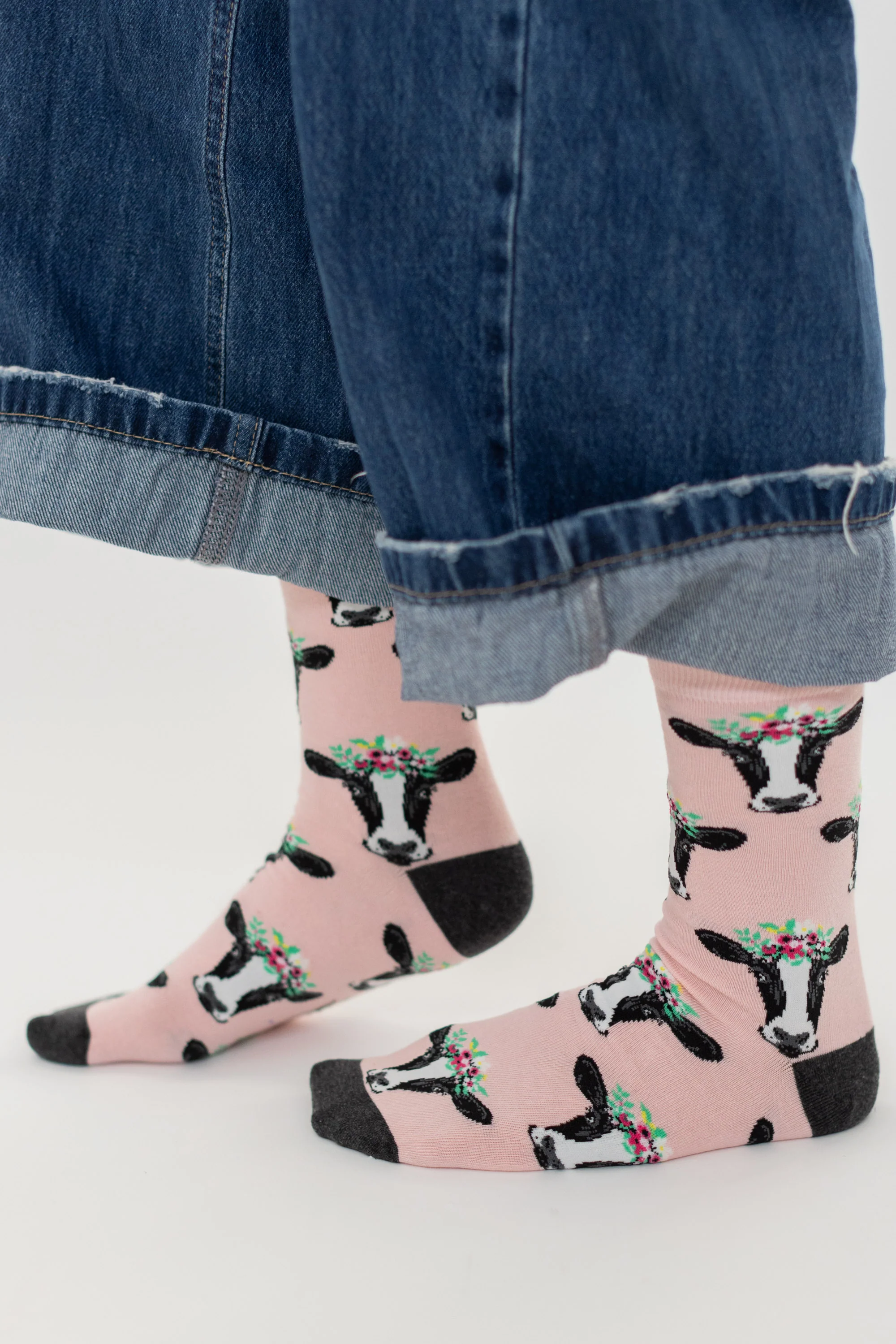 Socks Moo Pink - Image 3