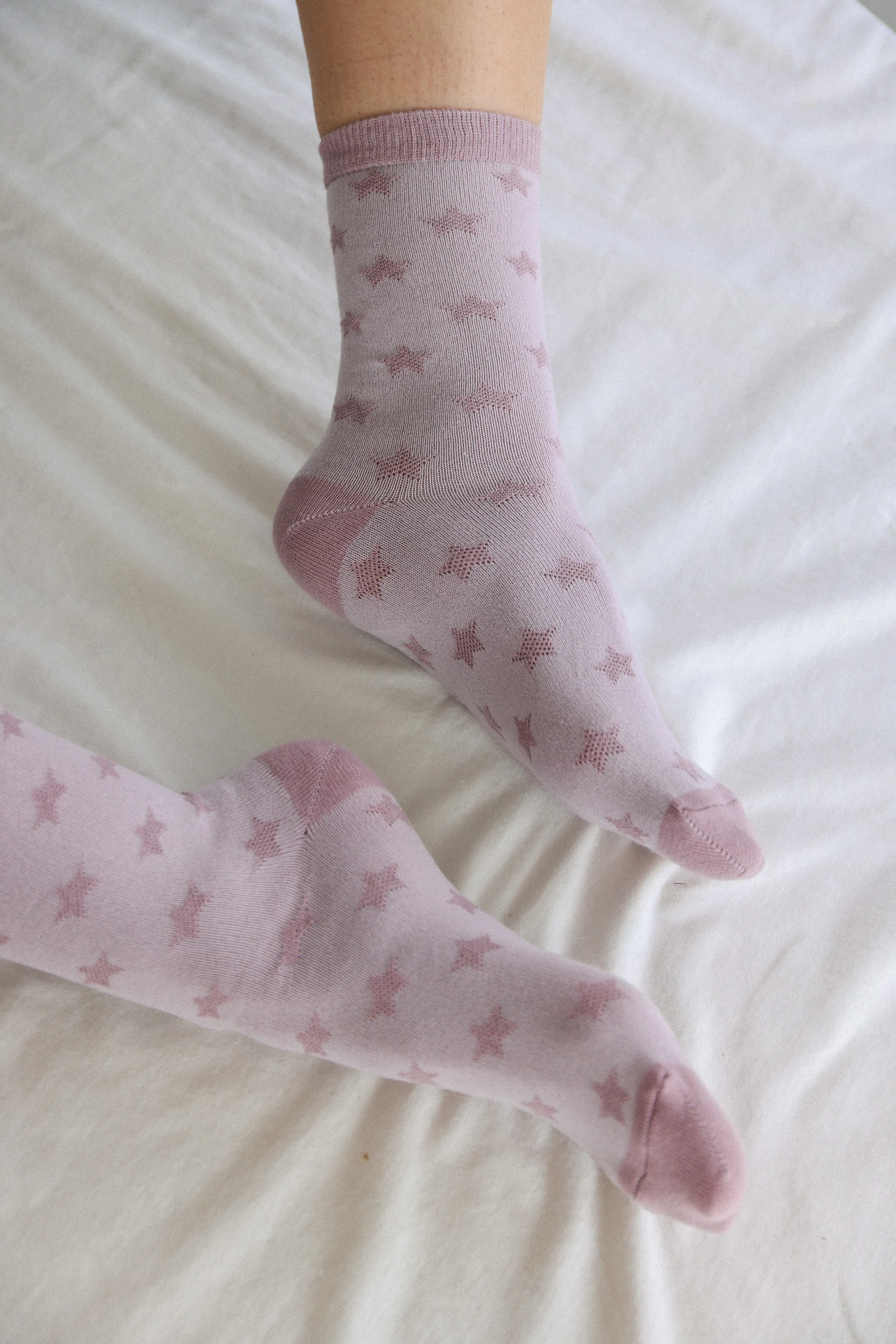 Socks Starry Dusty Pink - Image 3