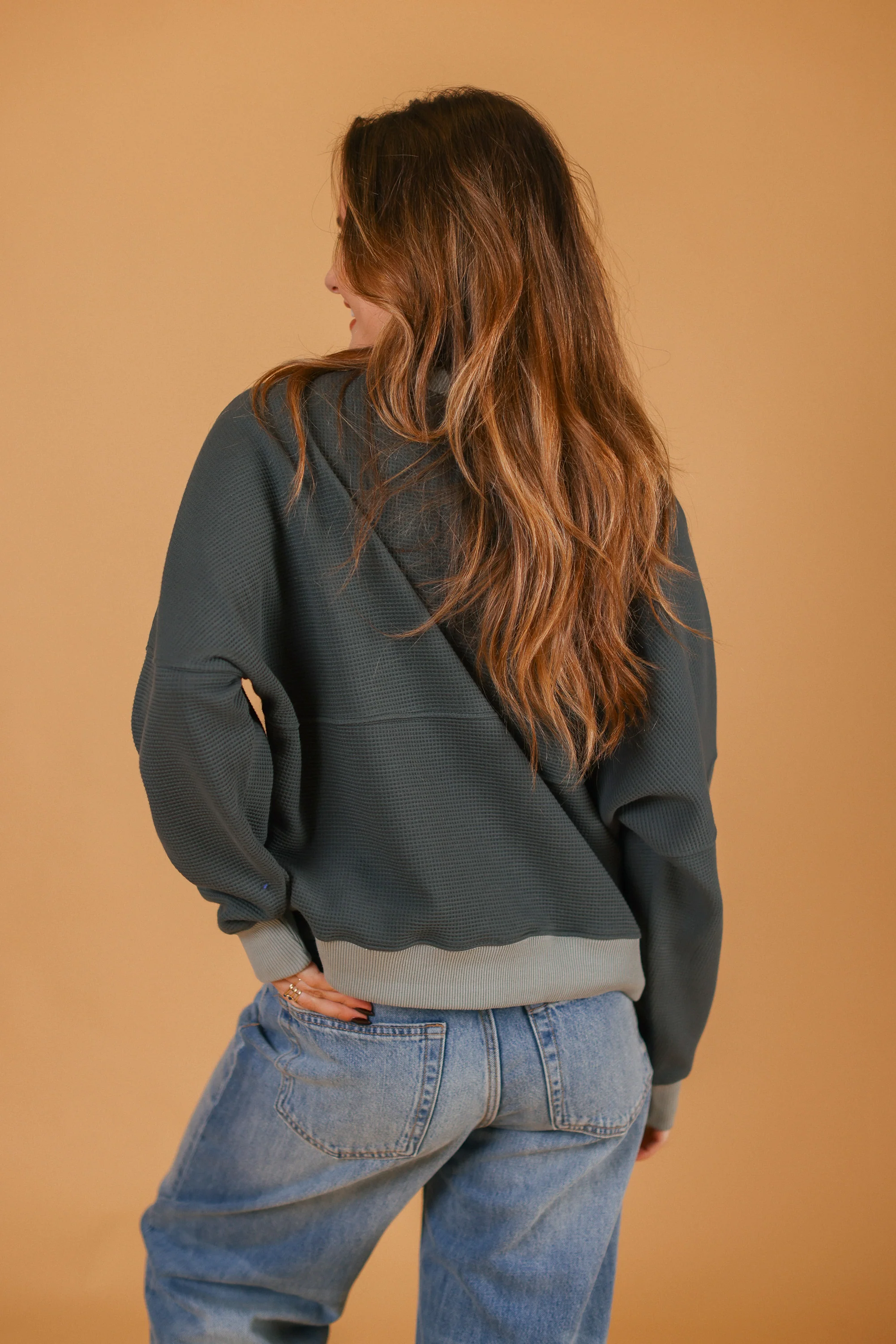 Sweater Aldina Dusky Teal - Image 5