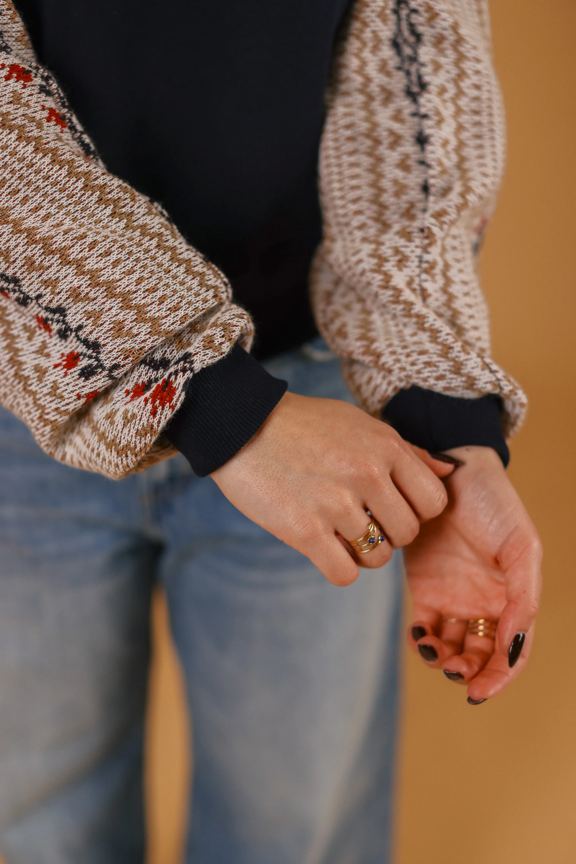 Sweater Caelia blue folk - Image 5
