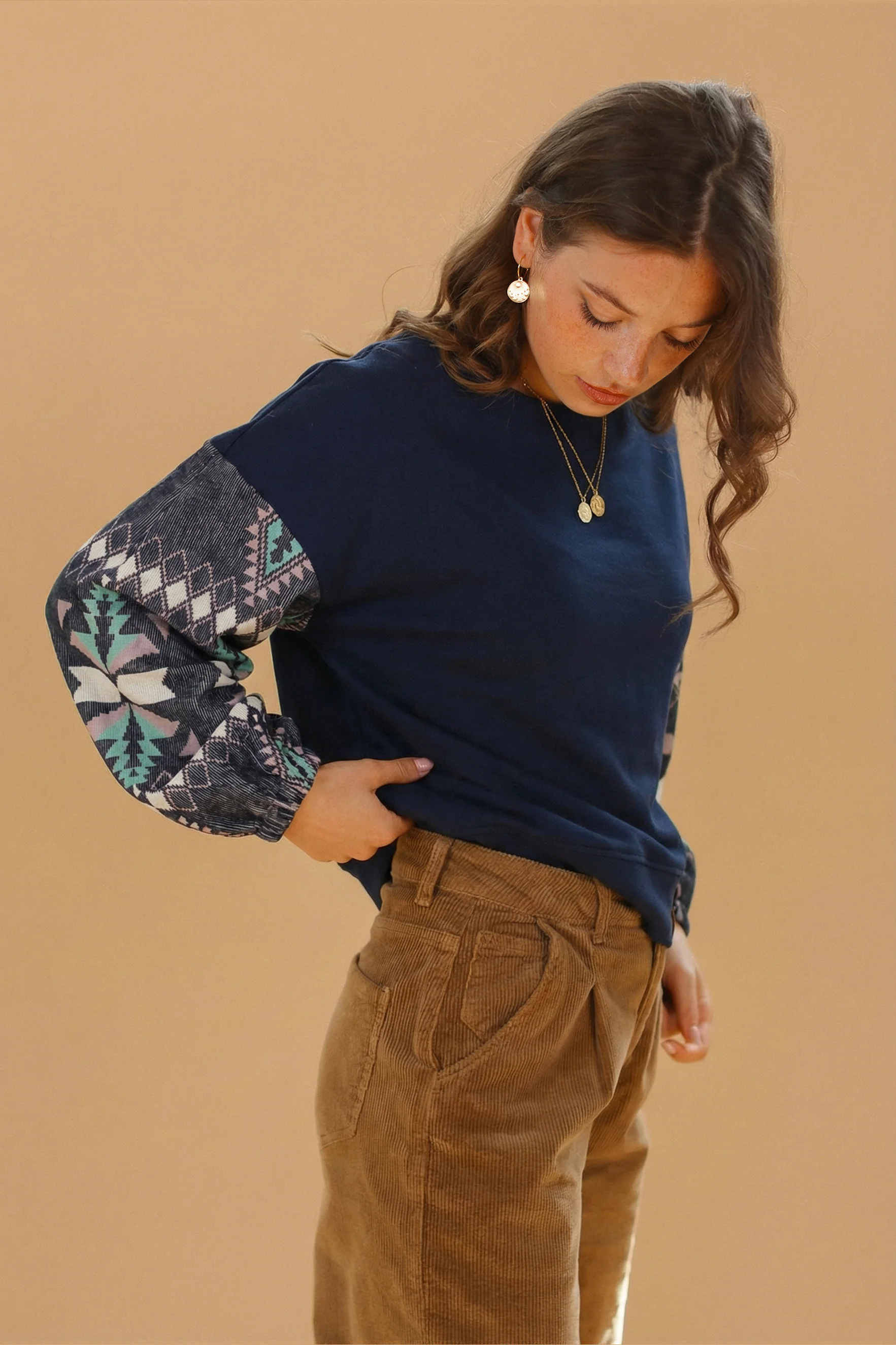 Sweater Caelia Blue Nomad - Image 2